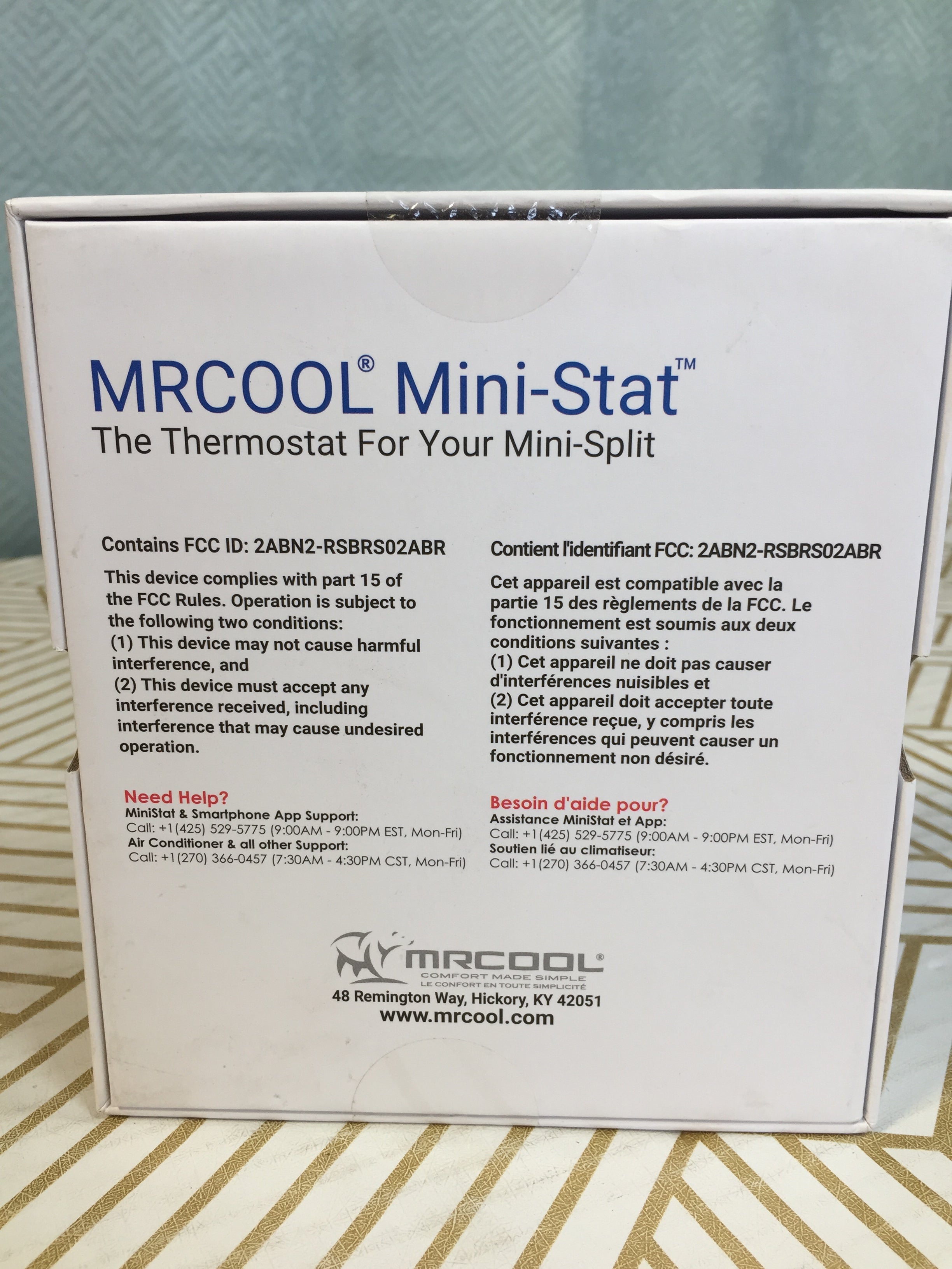 MRCOOL MiniStat Thermostat for MiniSplit White SEALED
