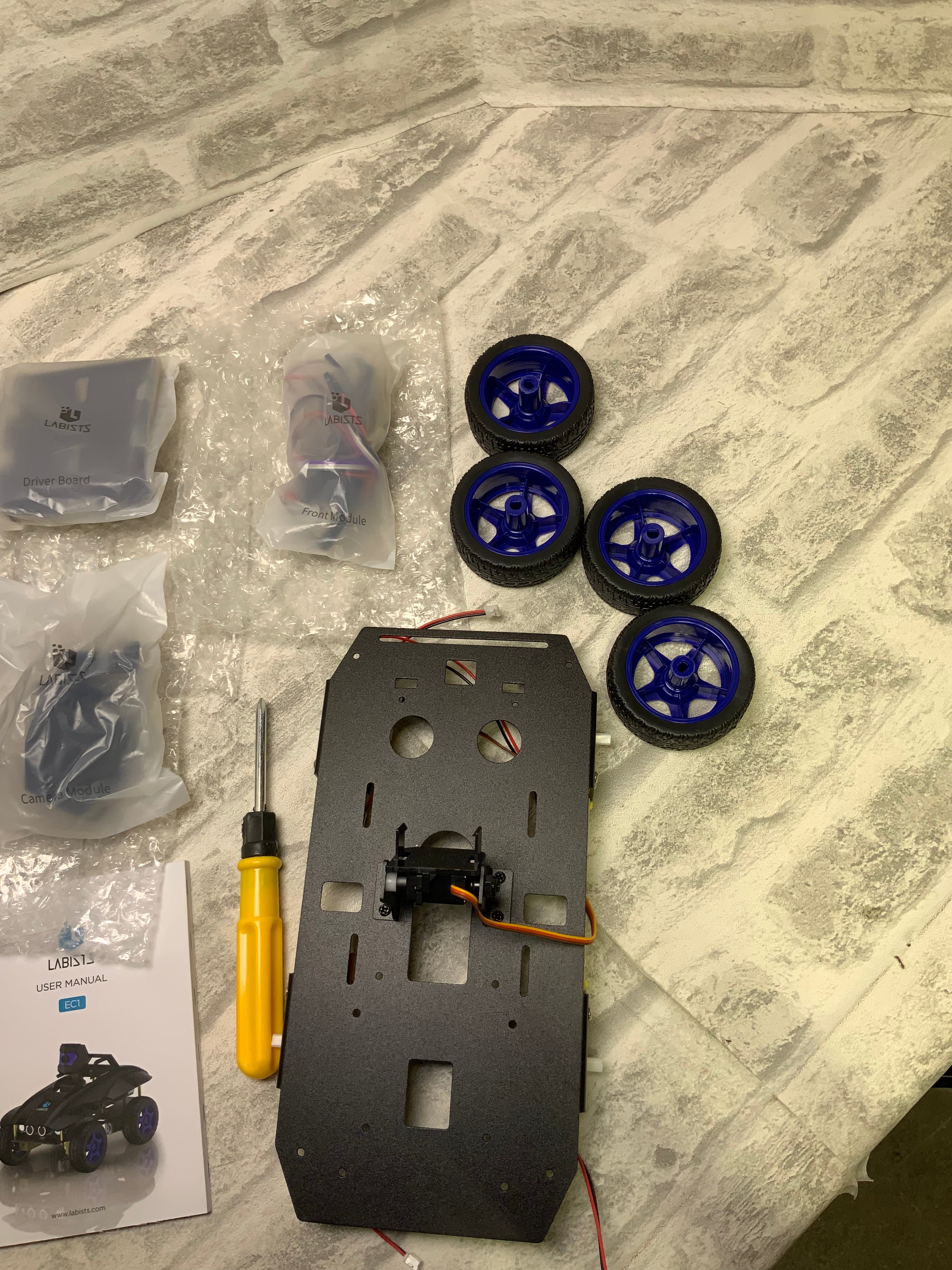 Raspberry Pi Smart Robot Car Kit- EC1 (7616688881902)