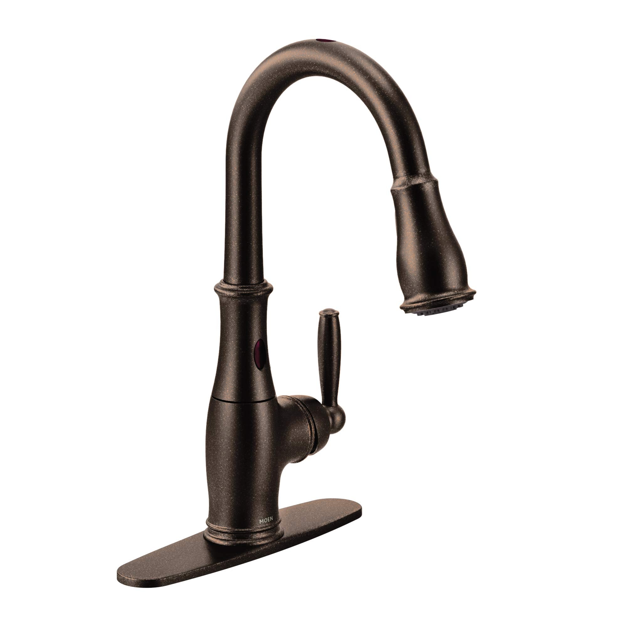 Moen Brantford Touchless One-Handle Pulldown Kitchen Faucet, Oil-Rubbed Bronze (7625914286318)
