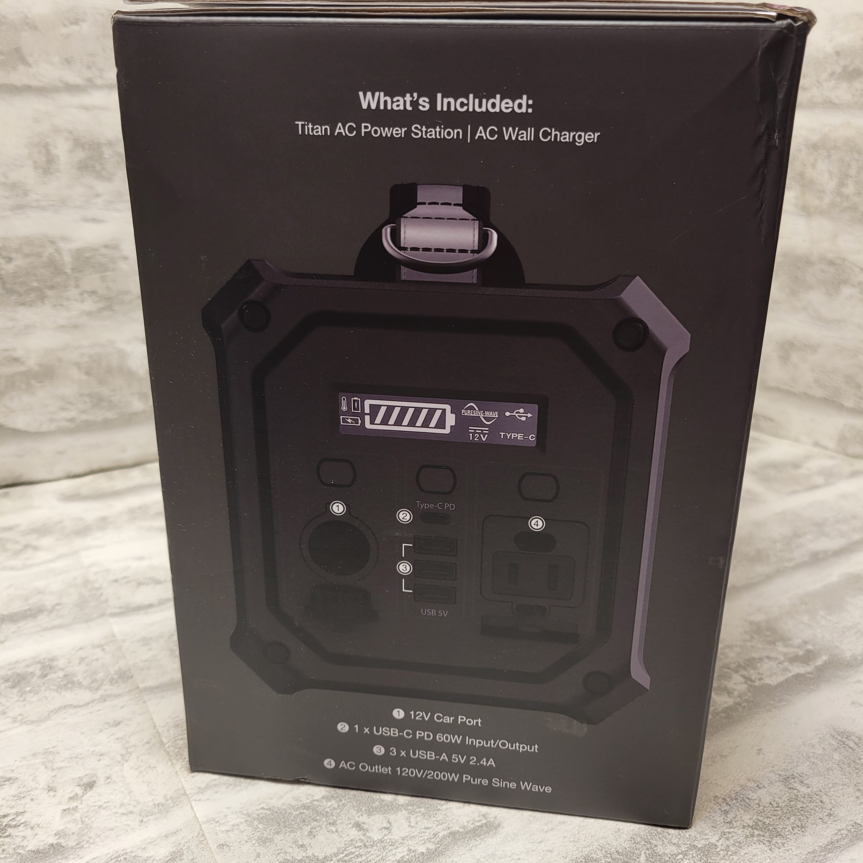 X-Doria Raptic Titan Portable Power Station Lithium Ion Max 224Wh (7883984797934)