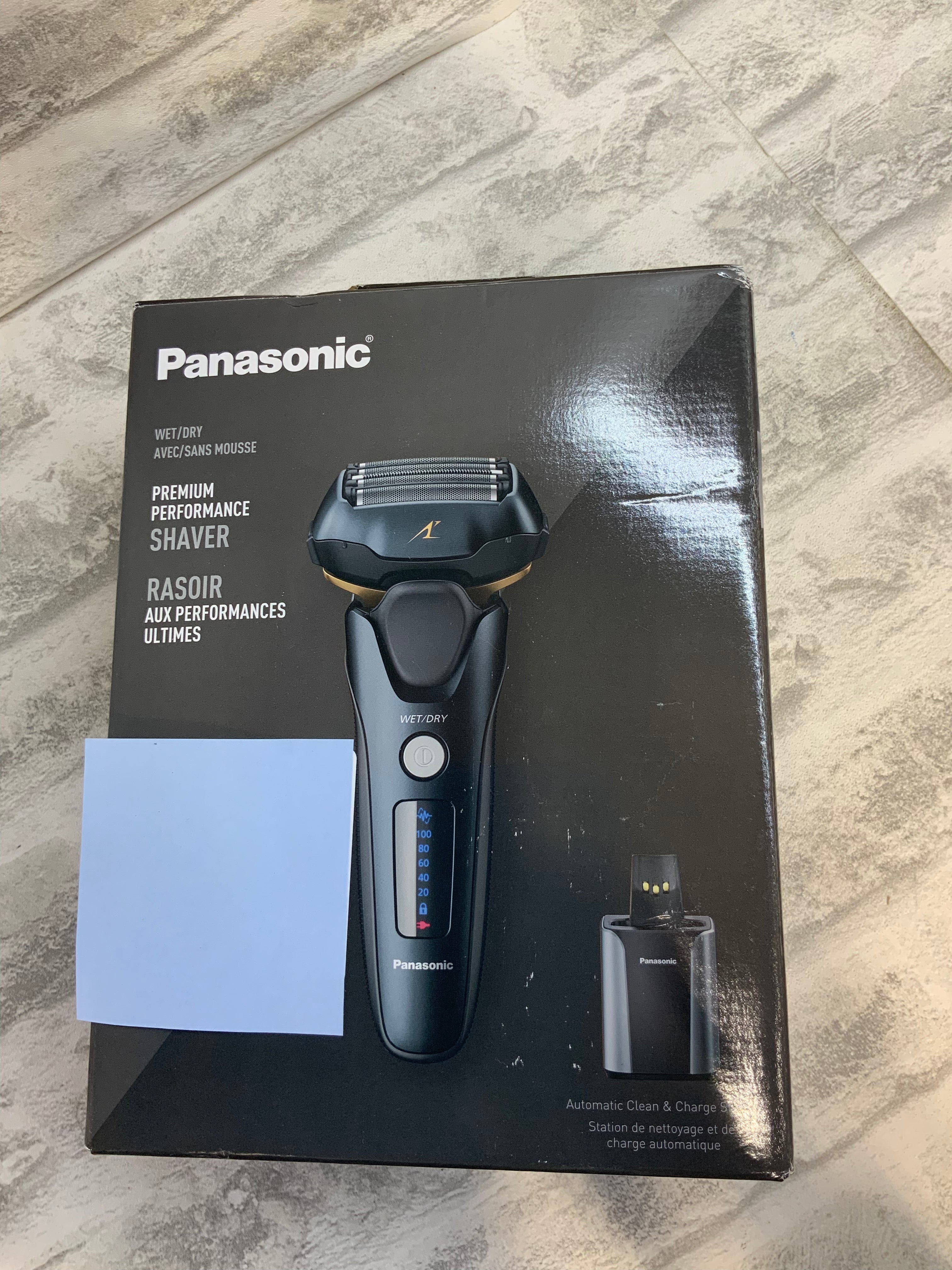 Panasonic Electric Razor, with Premium Automatic Cleaning and Charging Station (7590407962862)