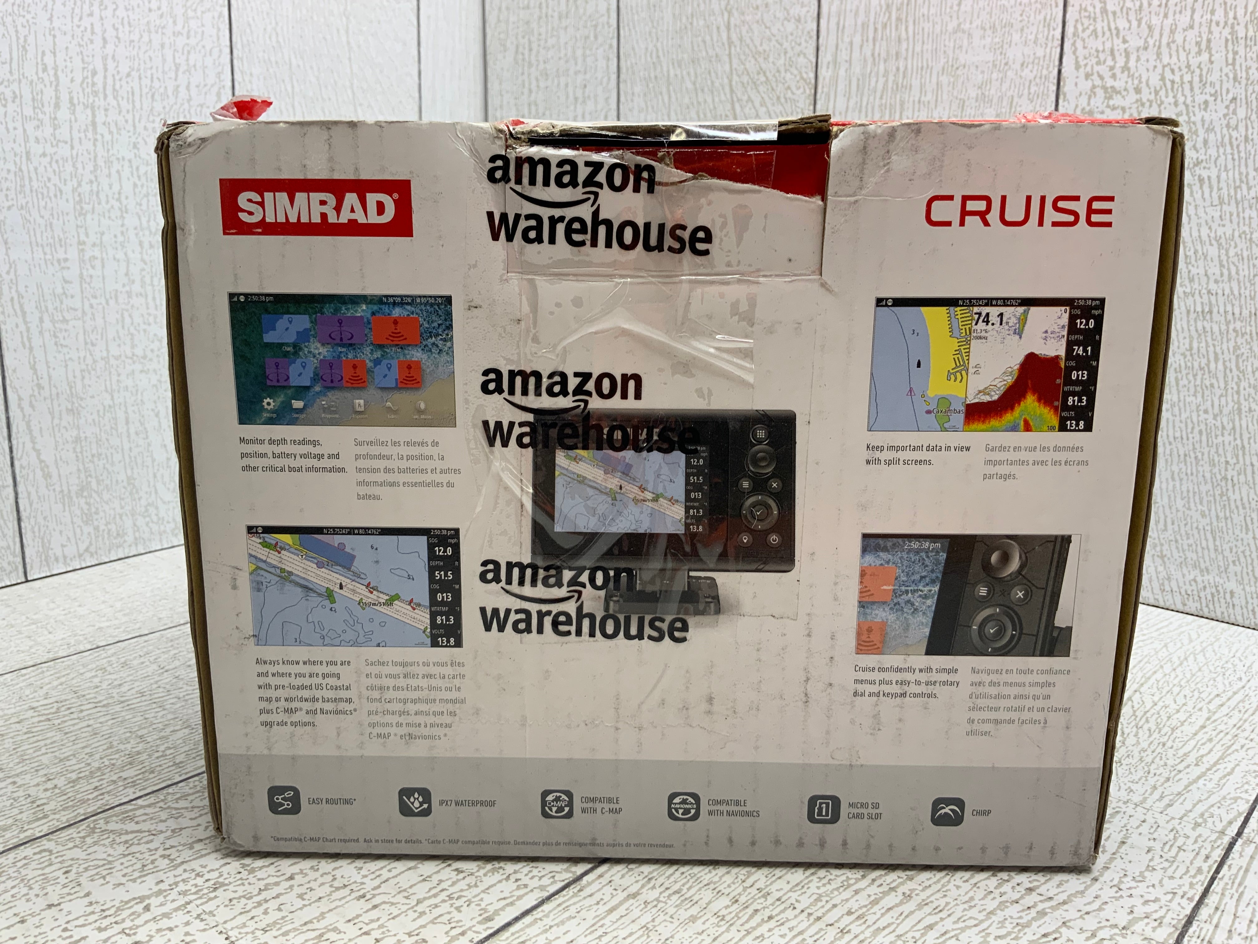 Simrad Cruise 5-5-inch GPS Chartplotter with 83/200 Transducer Preloaded (8037921718510)