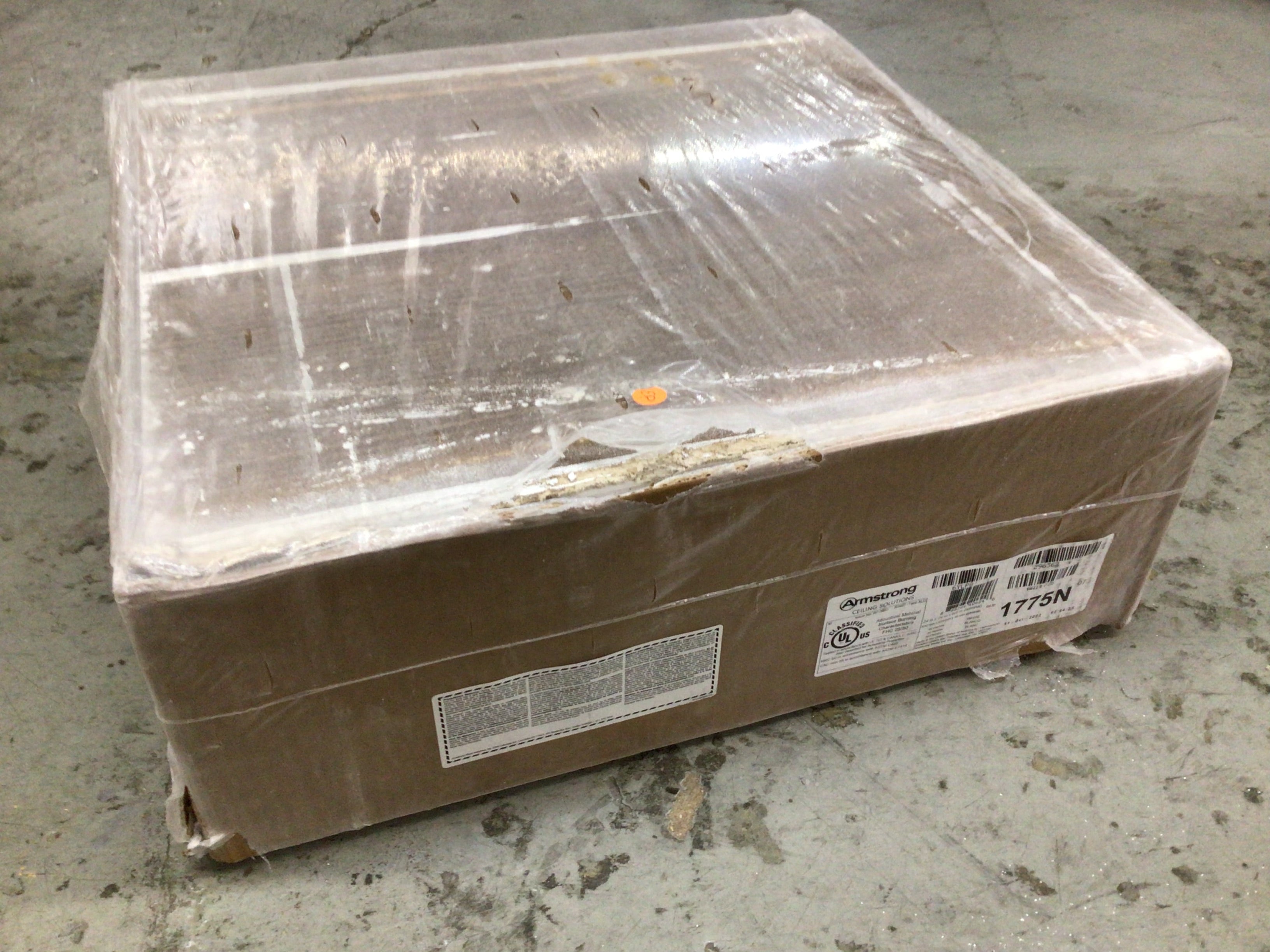 Armstrong World Industries 1775 Dune Ceiling Tile, 24 In W X 24 In L,