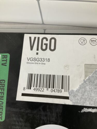 VIGO VGSG3318 29.5 in x 14.625 in | Gray Silicone Sink Bottom Grid | 33inch Sink (6922782081207)