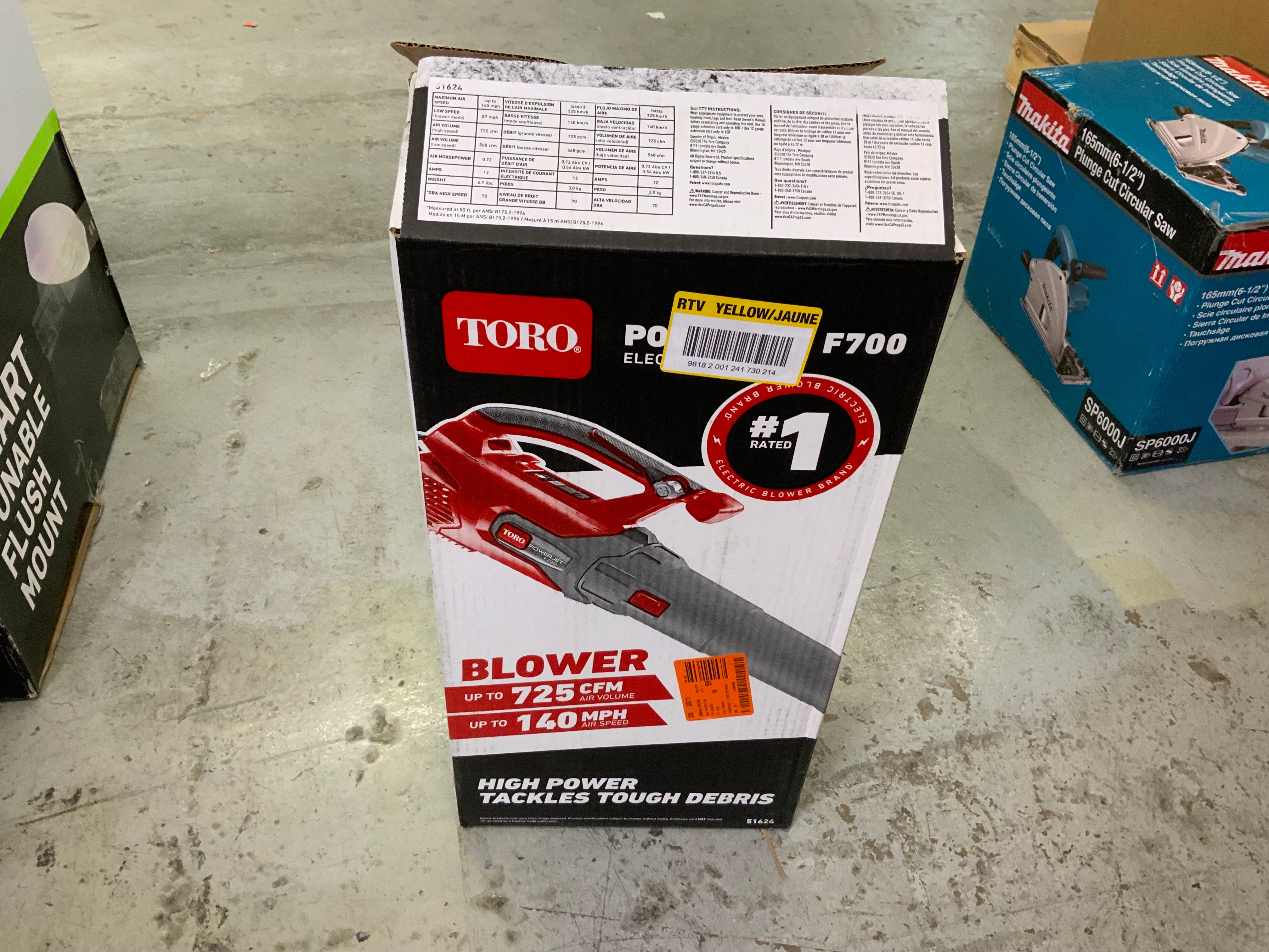 TORO 51624 Power Jet Handheld Leaf Blower F700 (8158199808238)