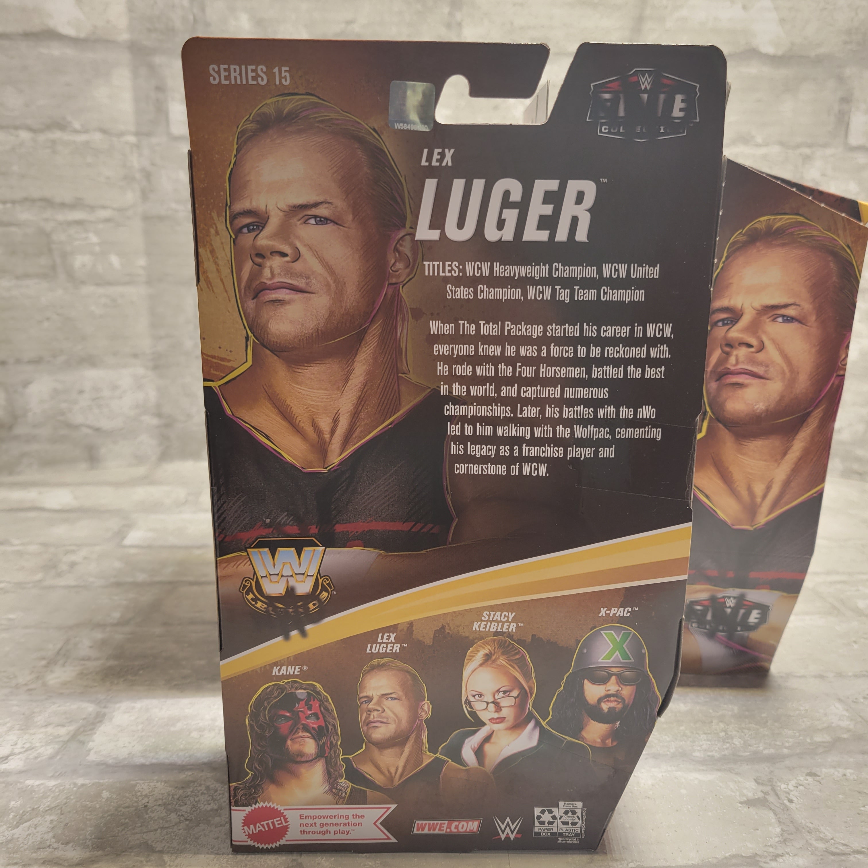 WWE Legends NWO Lex Luger Action Figure Elite Collection Series 15, Lot of 5 (7997092987118)