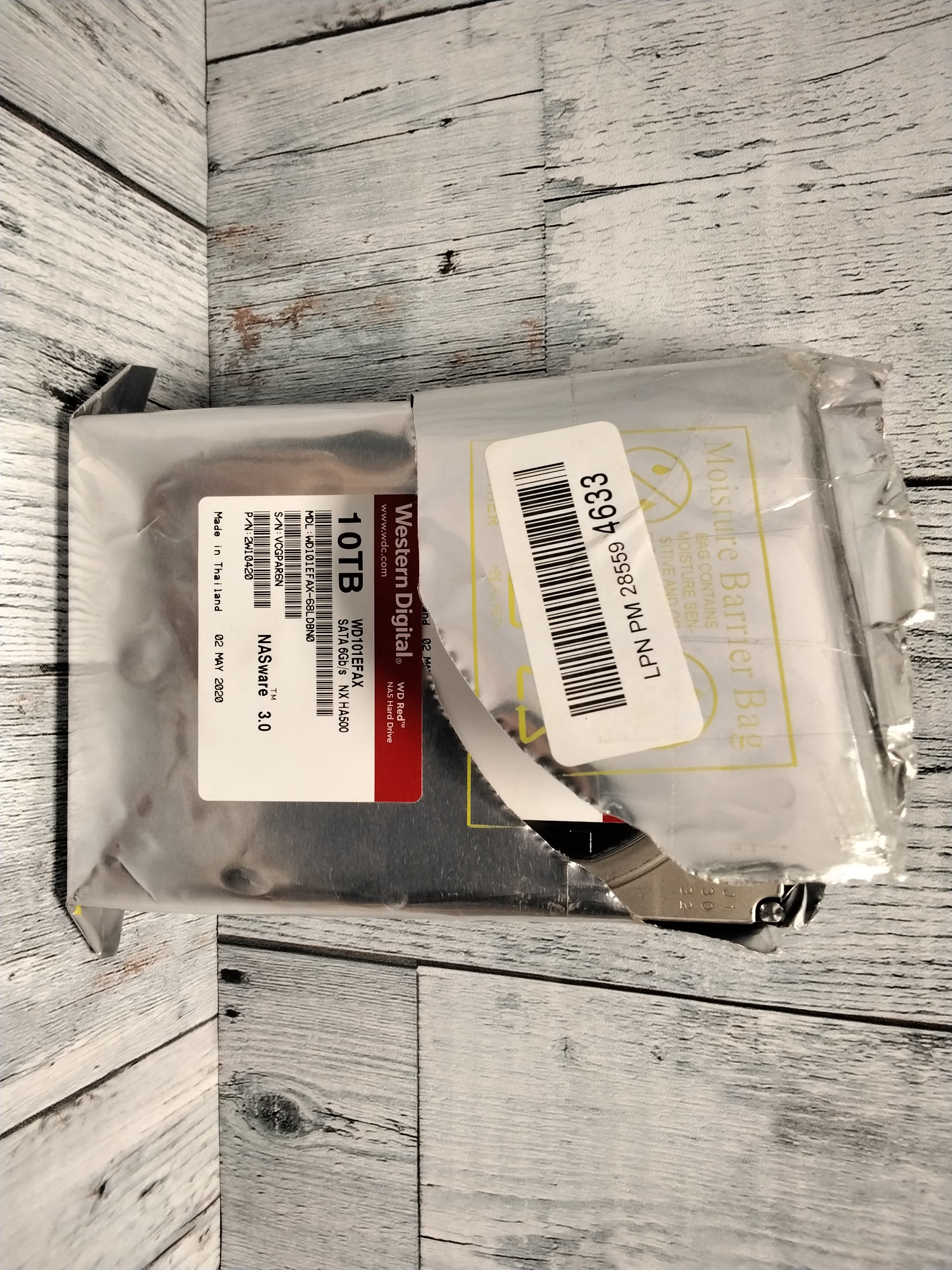 Western Digital 10TB WD Red NAS Internal Hard Drive HDD (7910128156910)