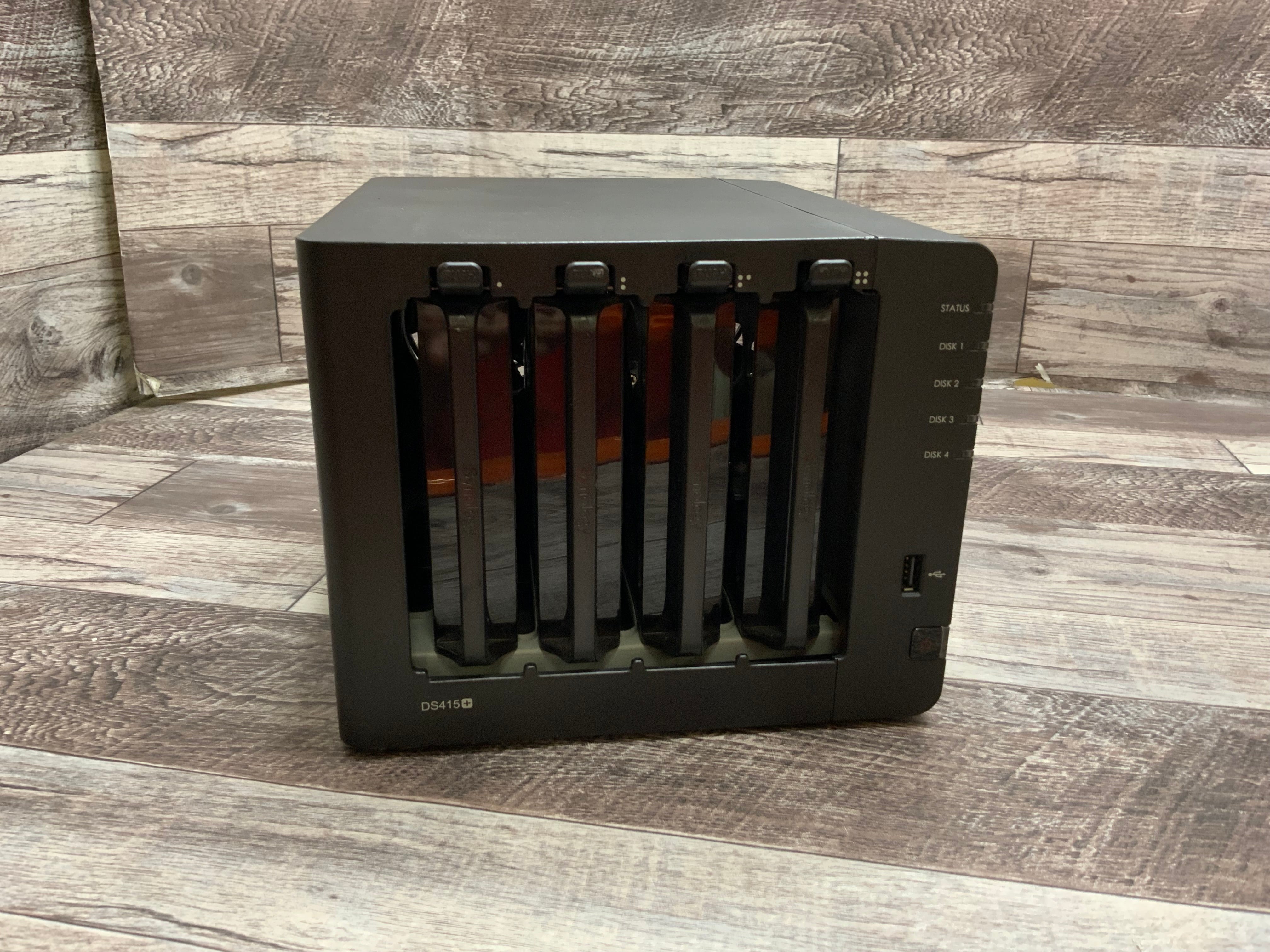 Synology DS415+ Diskstation 4-Bay, Diskless **FOR PARTS, AS IS, UNTESTED** (8095236194542)