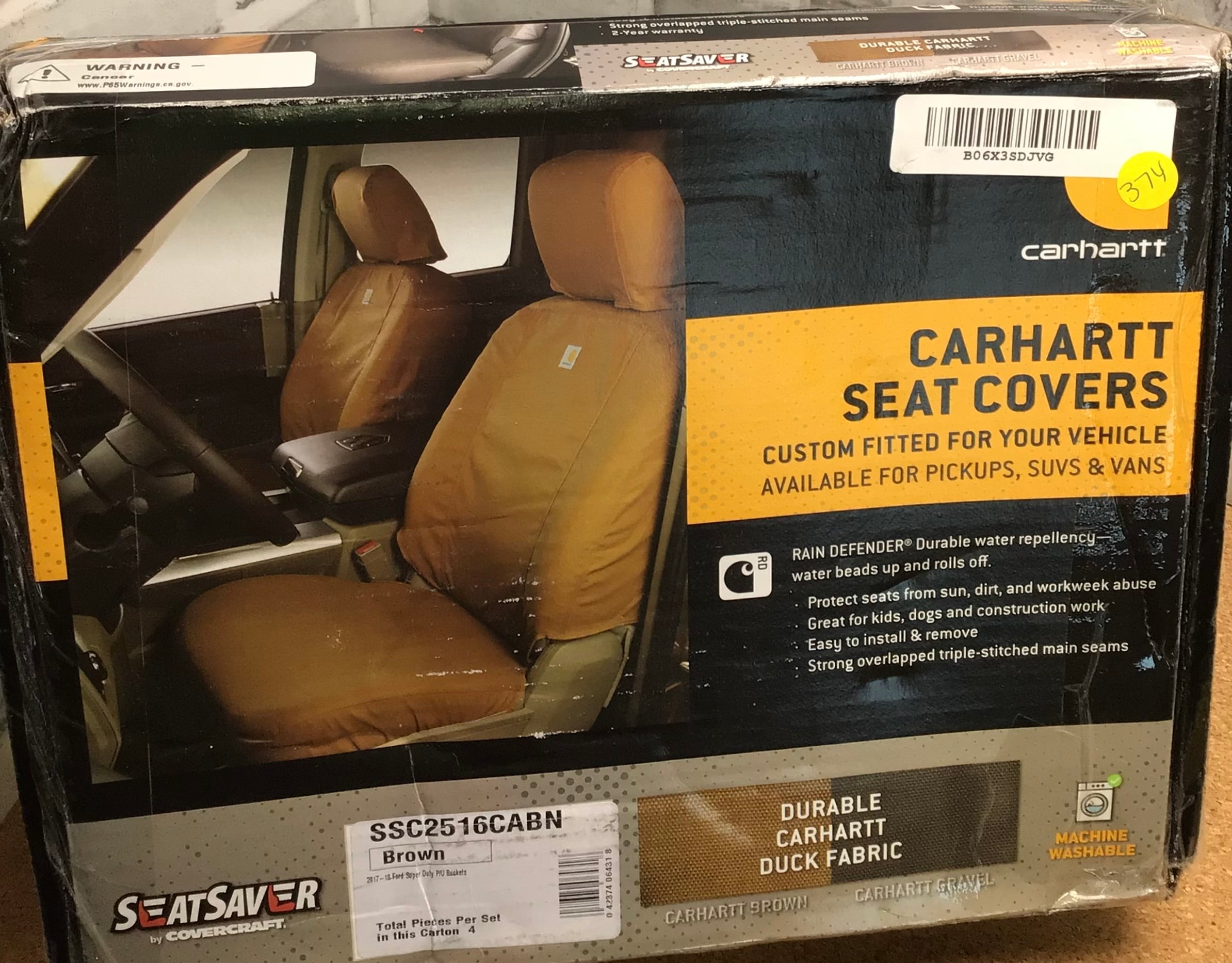 Covercraft Carhartt SeatSaver Custom Seat Covers (7754781655278)