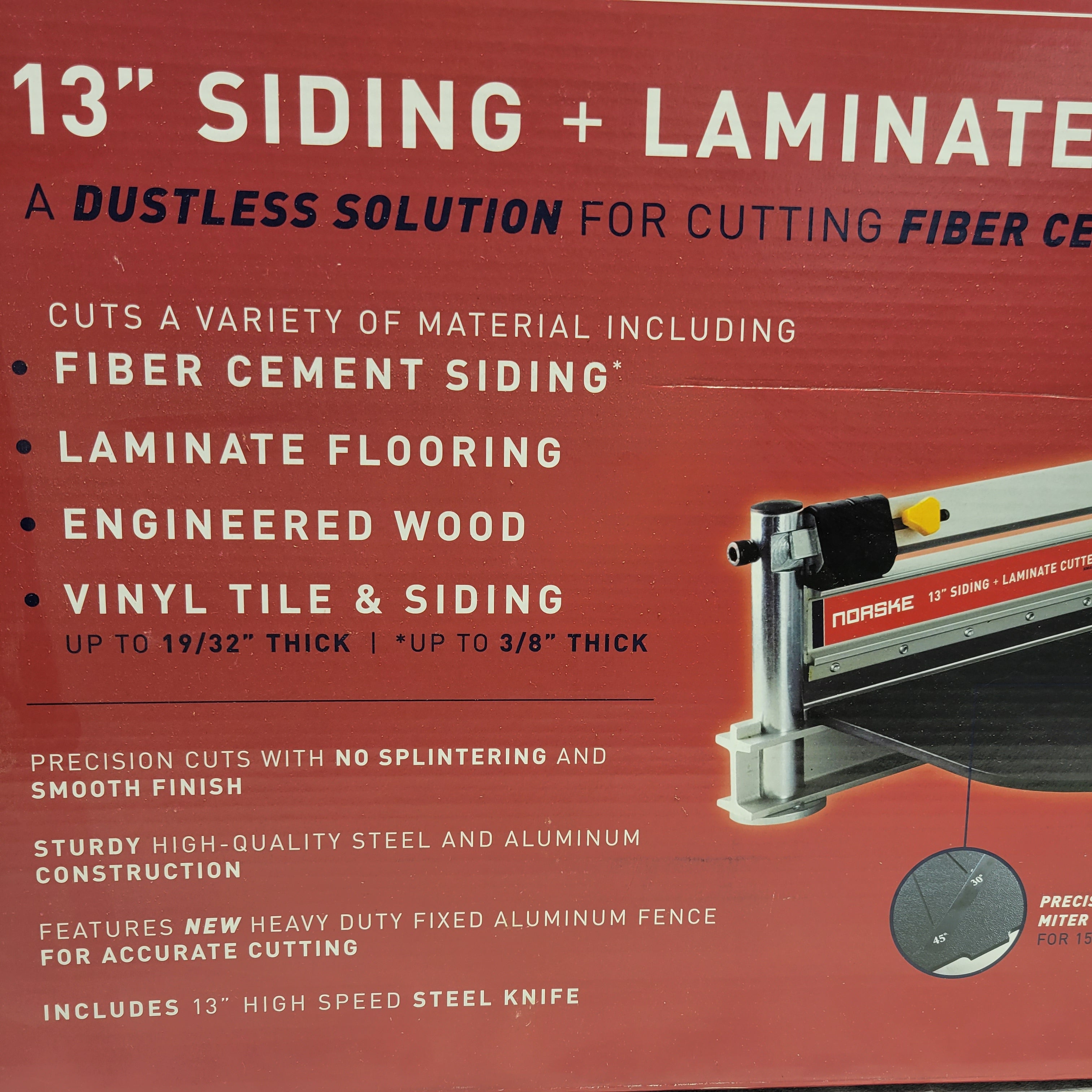 Norske Tools NMAP001 13" Laminate Flooring and Siding Cutter