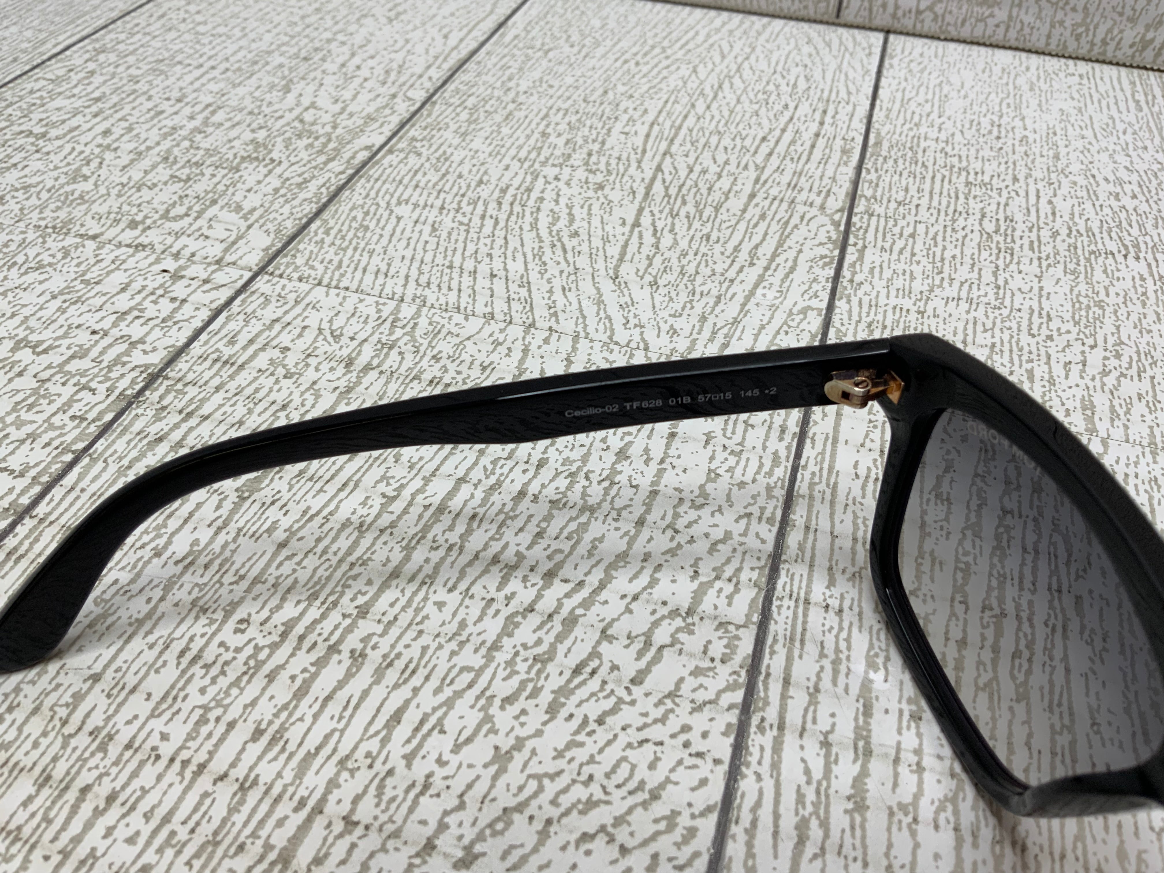 Tom Ford FT 0628 Cecilio- 02 01B shiny black/gradient smoke (8041316122862)