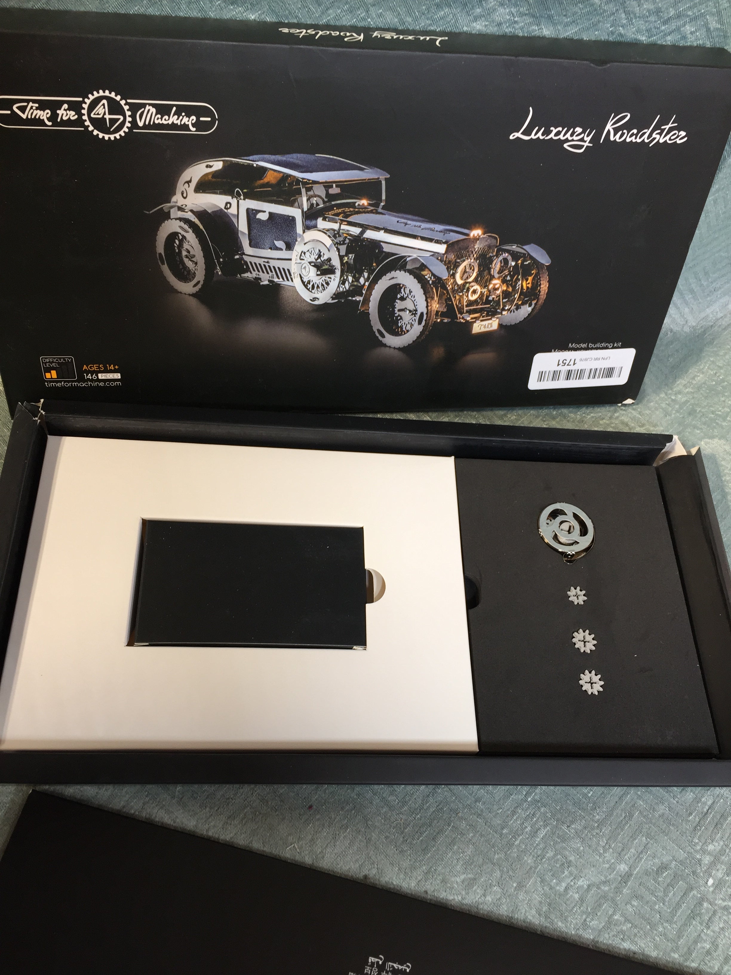 Time for Machine: Luxury Roadster 3D Model Car Kit/Puzzle - OPEN BOX (7618419065070)