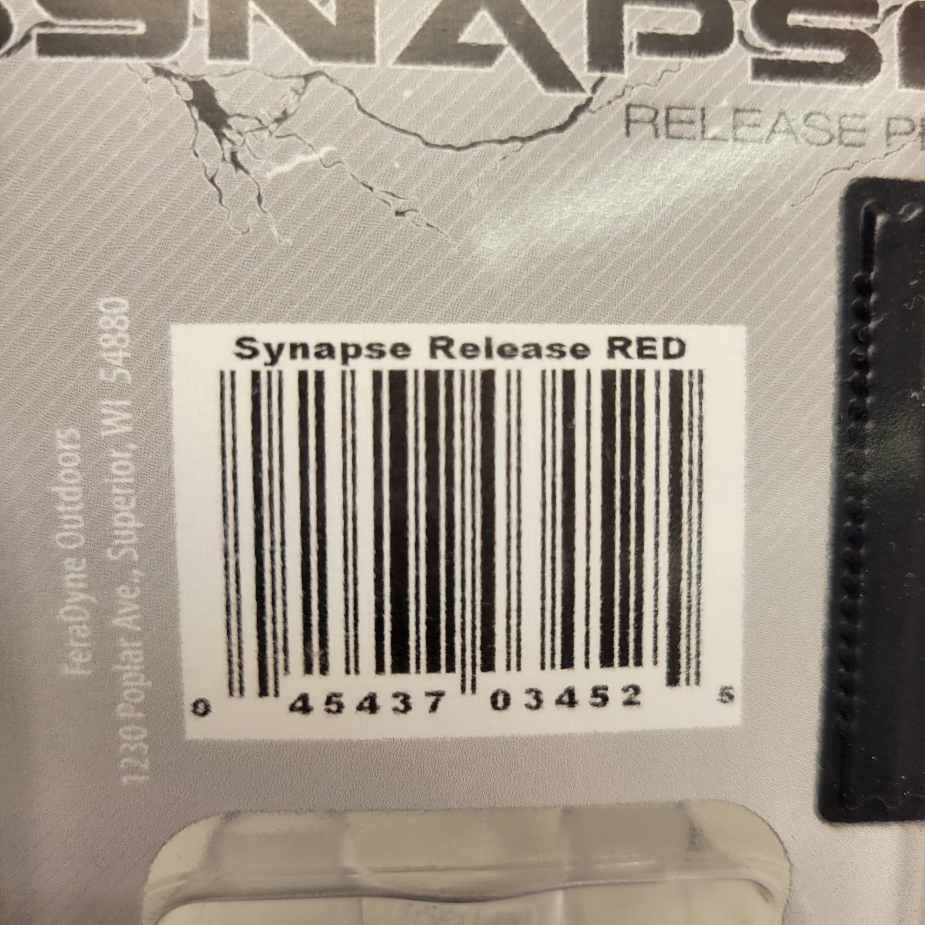Tru Fire Release Synapse Thumb Button Release 3 Finger Red SYN-R *DAMAGED* (8032896286958)