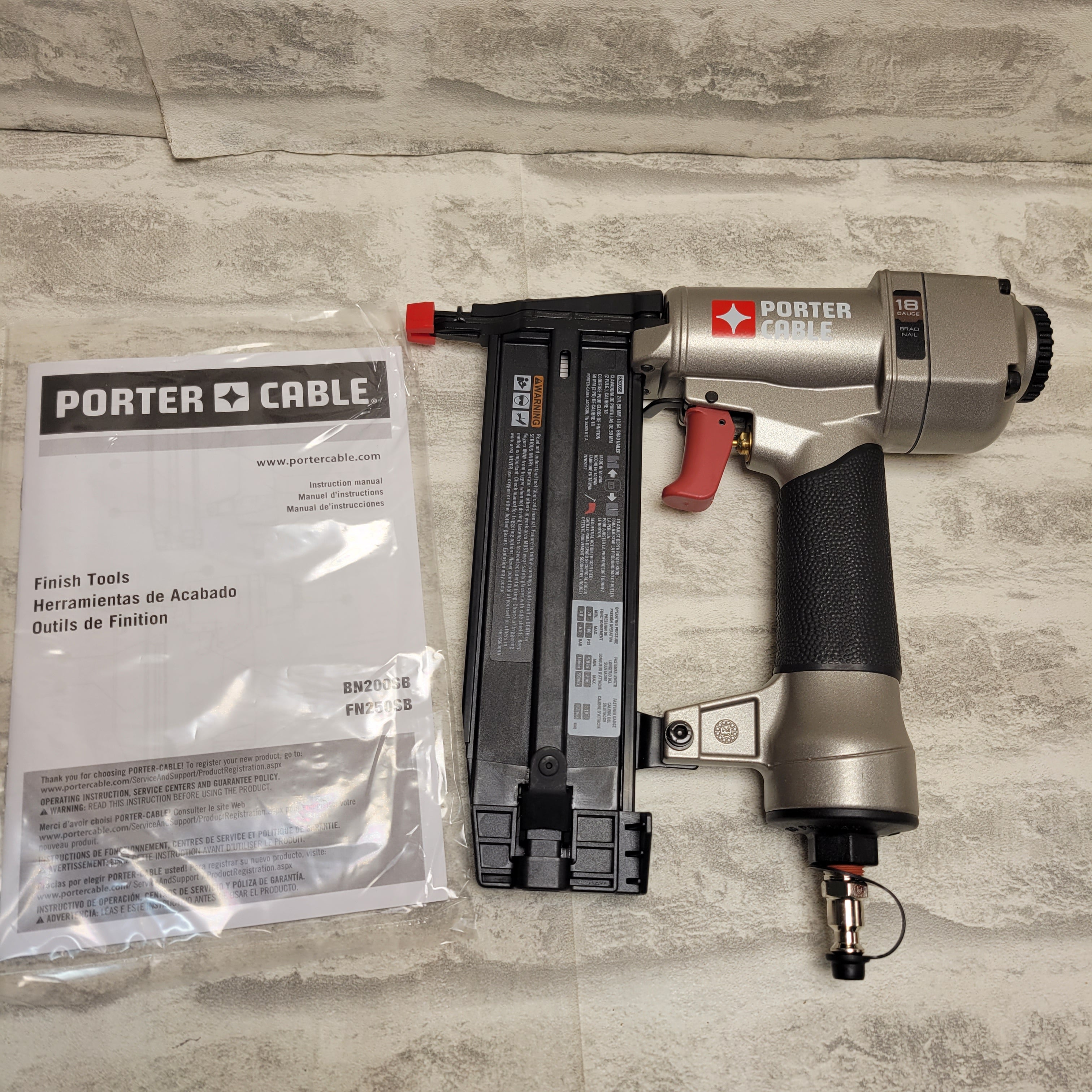 PorterCable 18Gauge Pneumatic Brad Nailer BN200SB