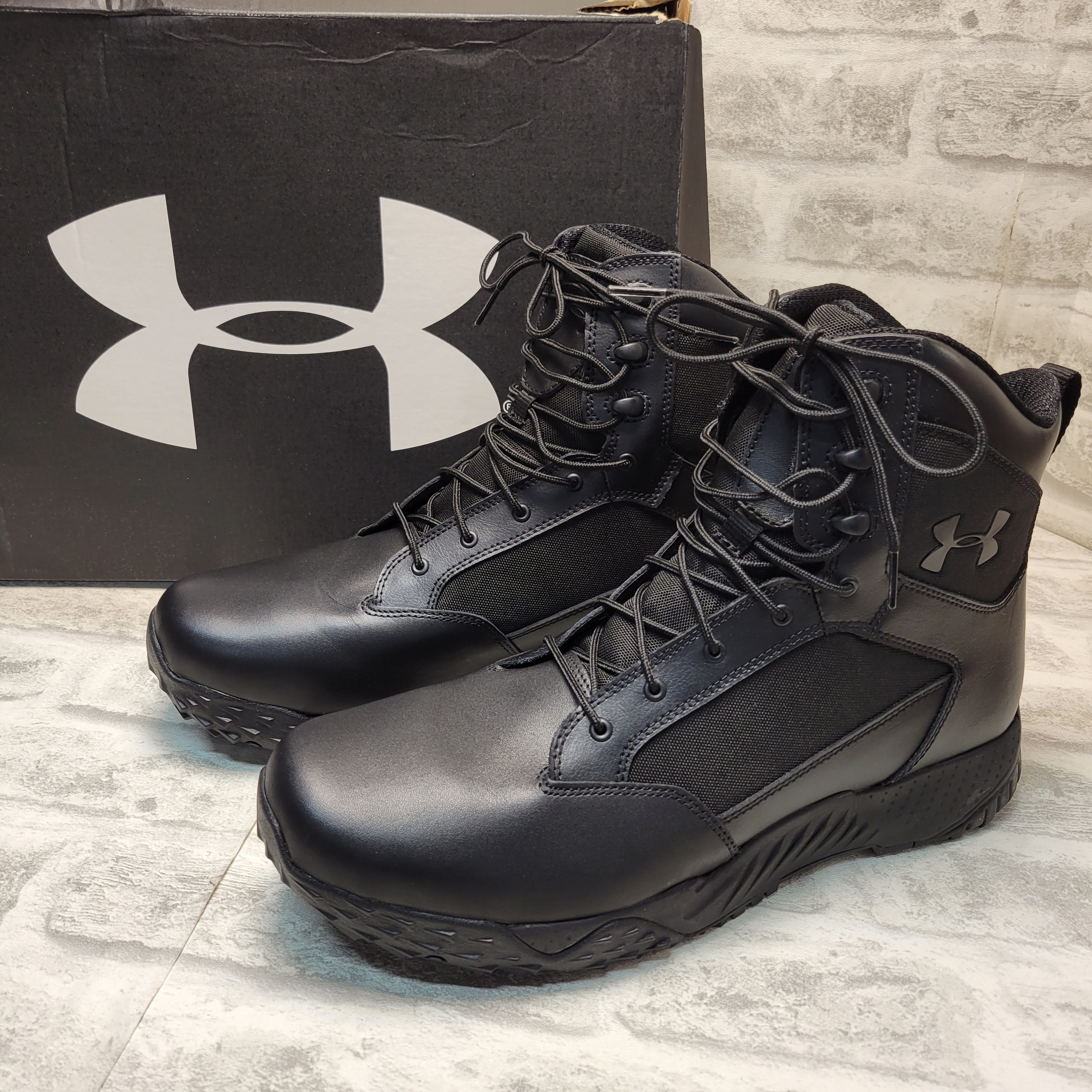 Under Armour Men's Stellar Tac Waterproof Military and Tactical Boot, 13, Black (7878184960238)
