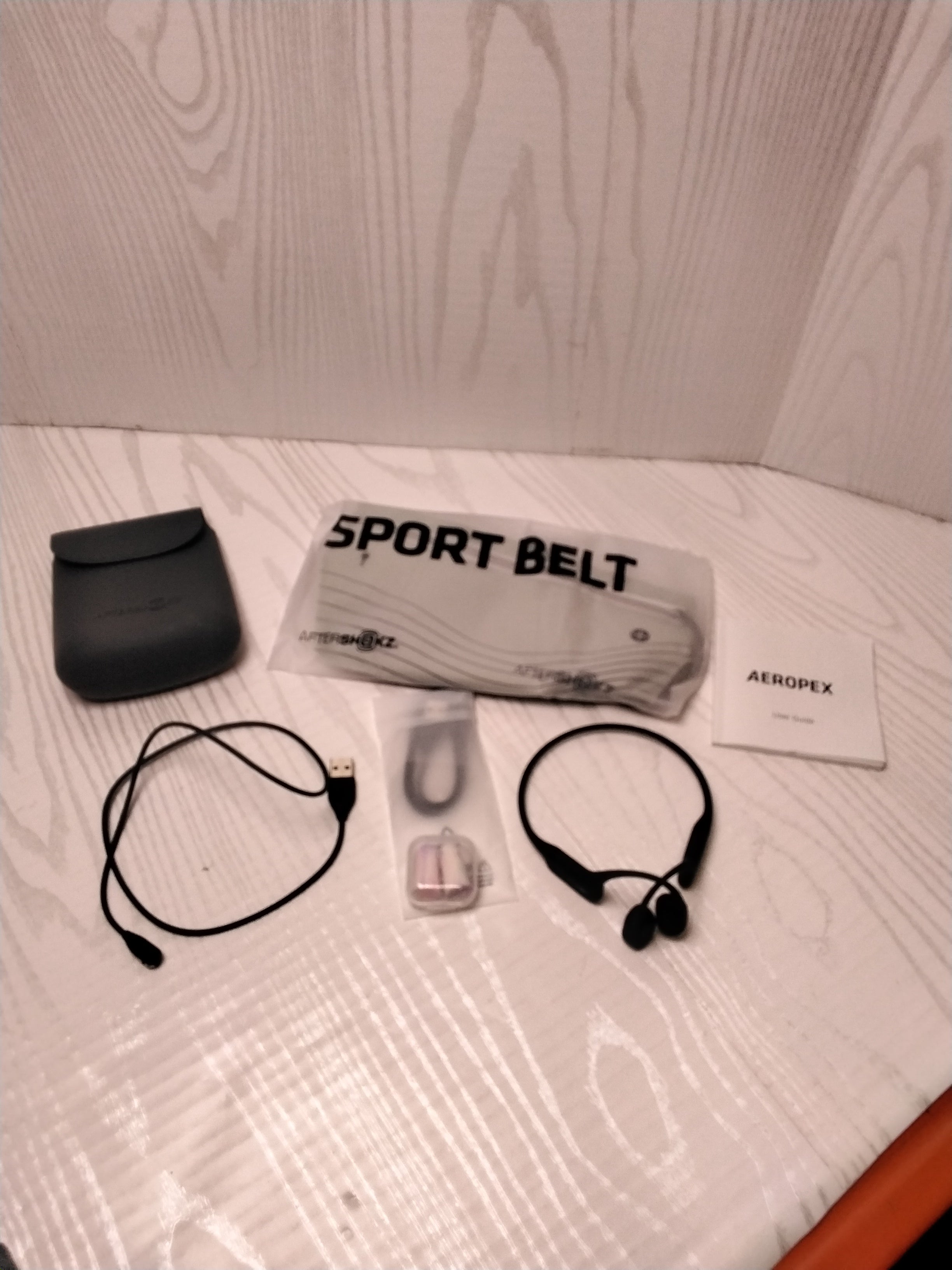 AfterShokz Aeropex - Open-Ear Bluetooth Bone Conduction Headphones, Cosmic Black (7763700908270)