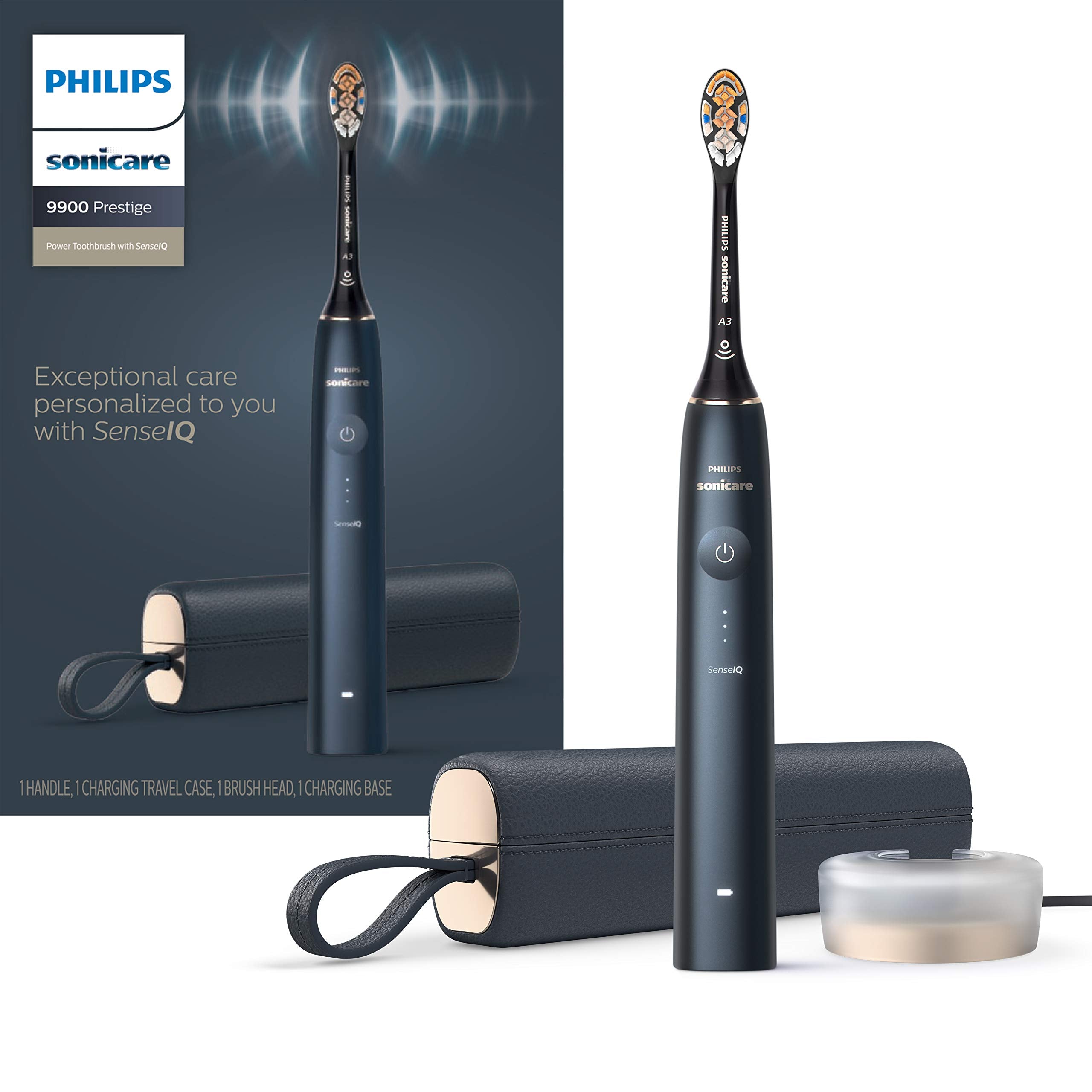 *NEW* Philips Sonicare 9900 Prestige Electric Toothbrush, Midnight, HX9990/12 (7856810000622)
