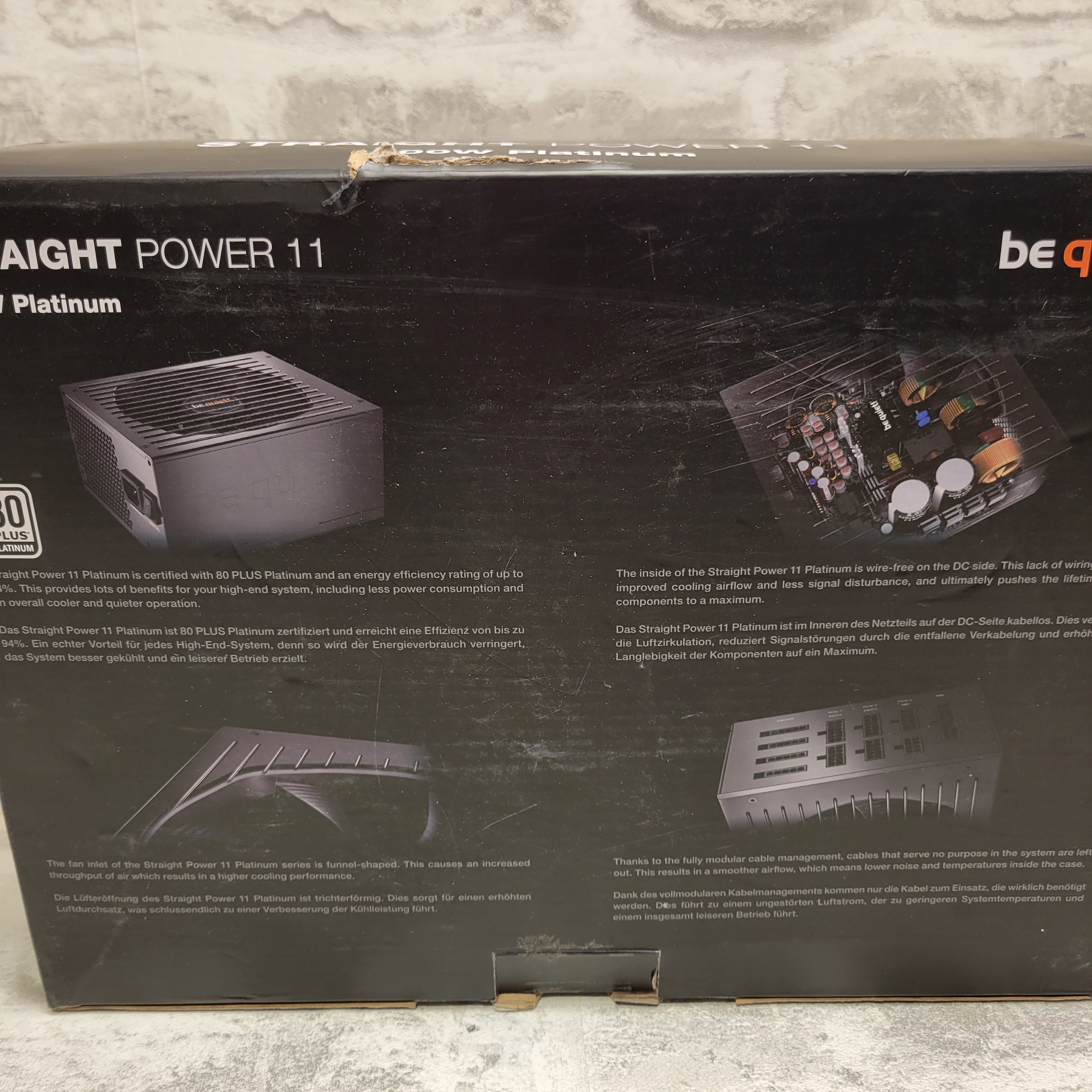 be quiet! Straight Power 11 Platinum 1200W, BN645, Fully Modular, Power Supply (7607906697454)