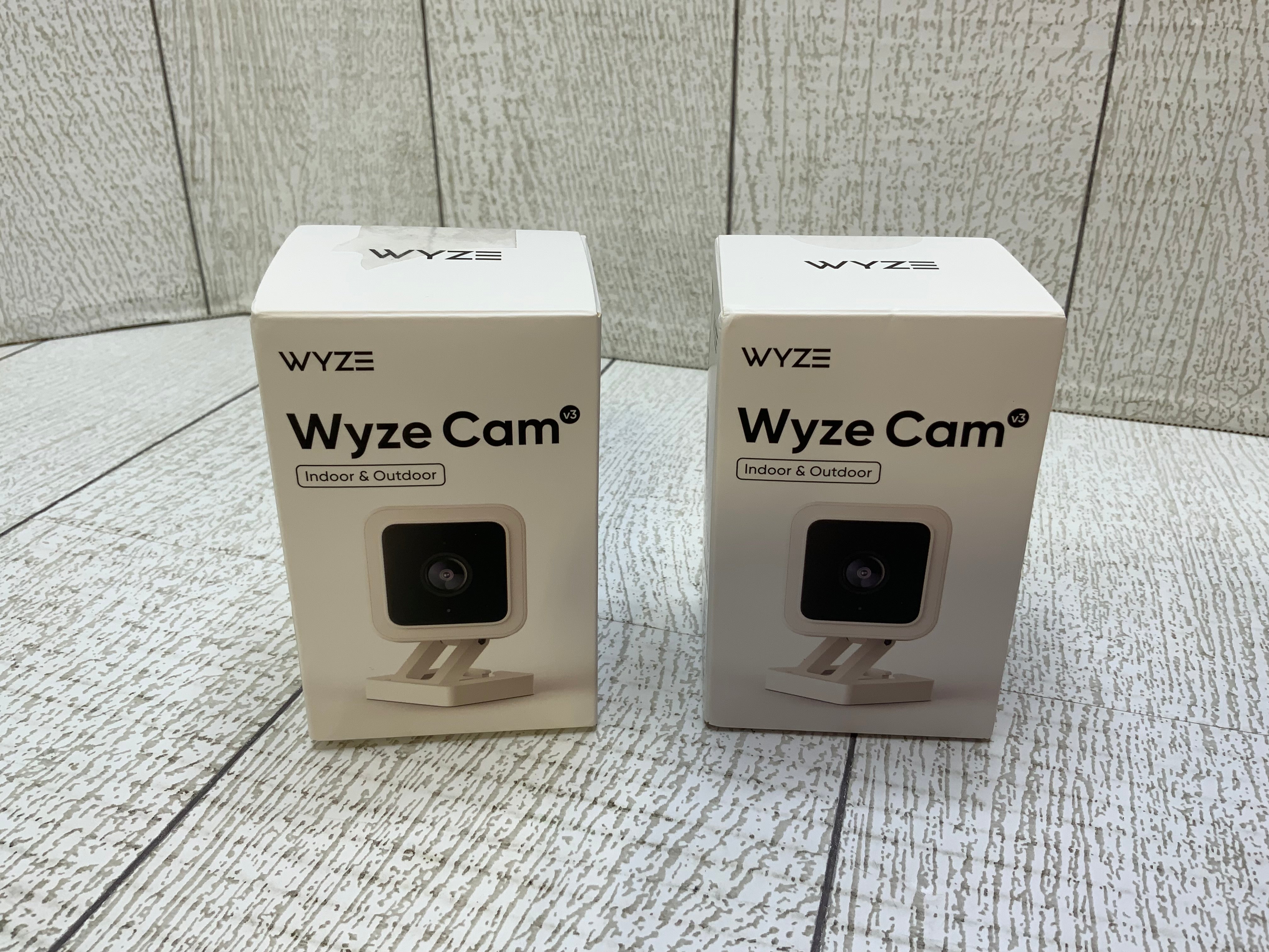 Wyze Cam v3 Camera, 2-Pack (Indoor & Outdoor) (7957876343022)