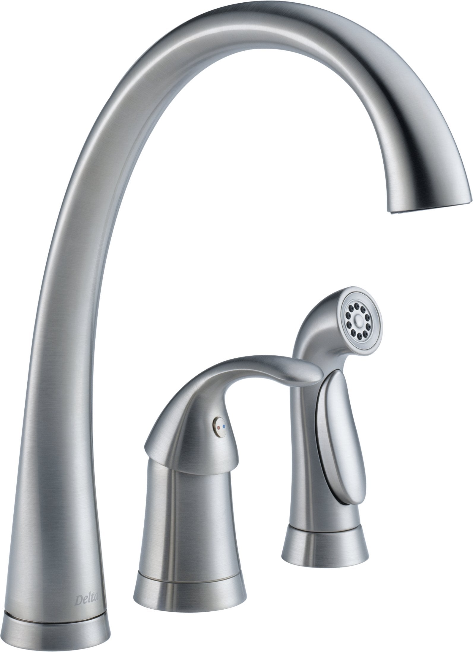 Delta Faucet Pilar Single-Handle Kitchen Sink Faucet with Side Sprayer (7451698856174)