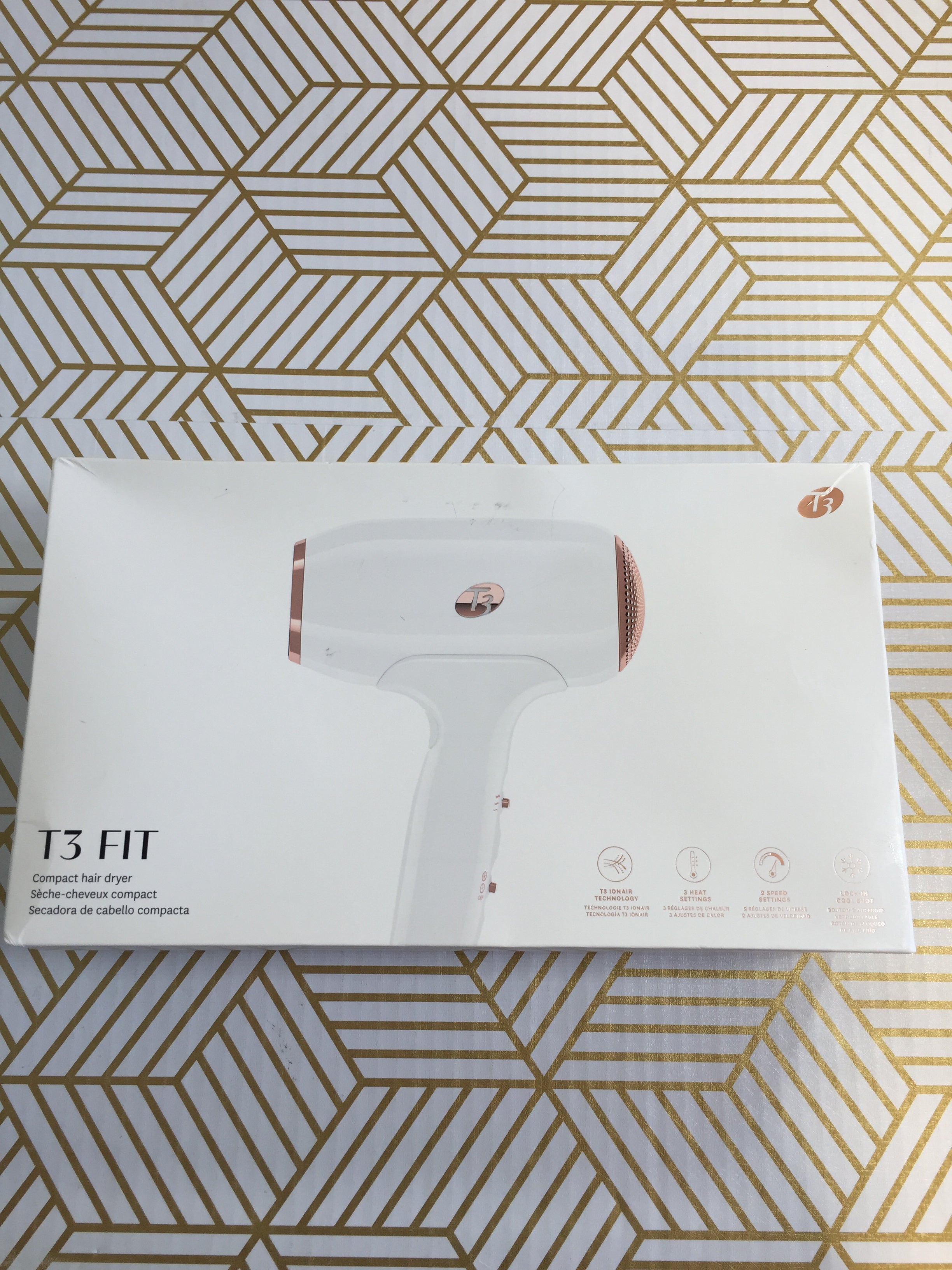 T3 Micro T3 Fit Ionic Compact Hair Dryer with IonAir Technology - OPEN BOX (7677037805806)