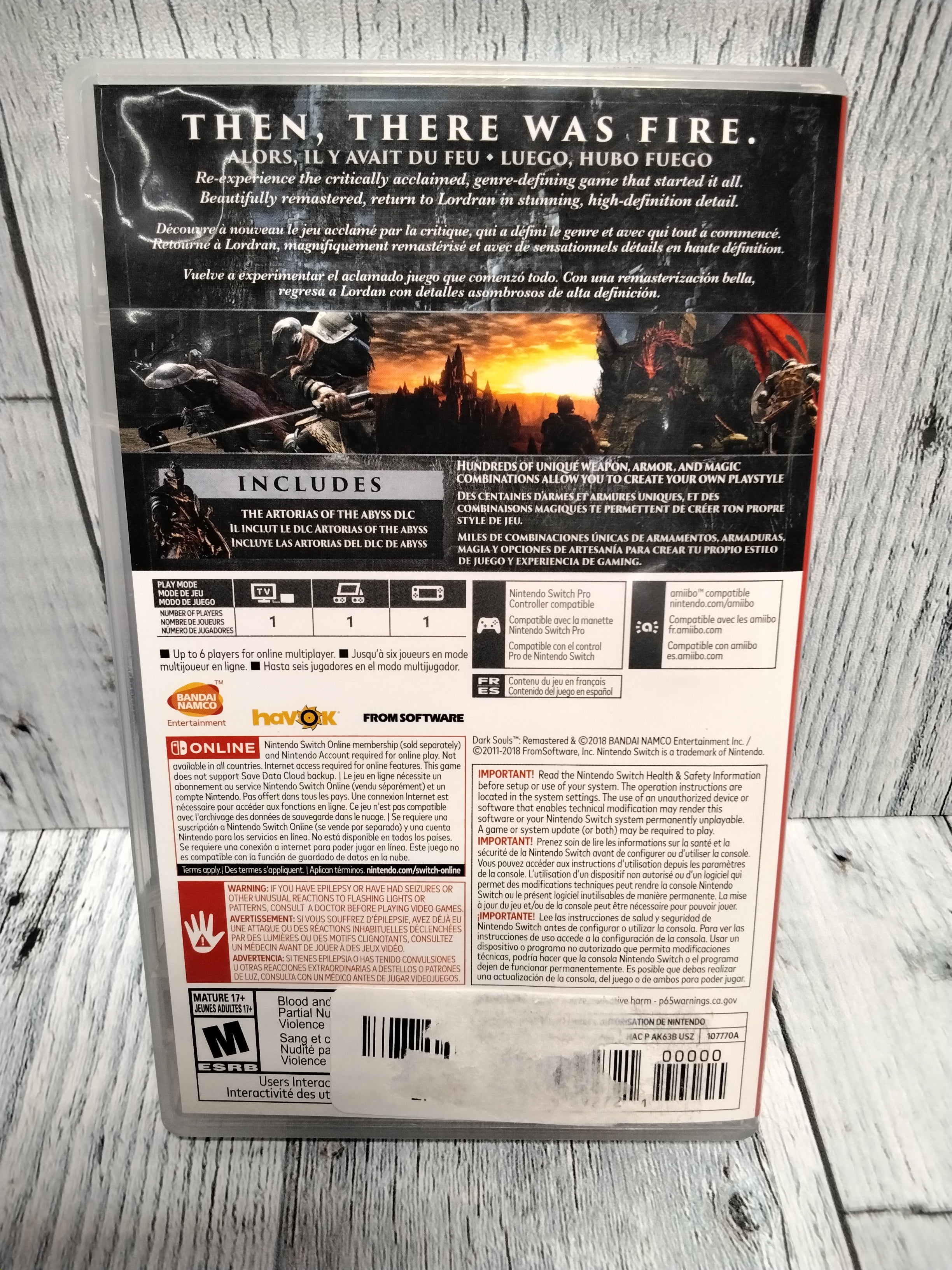 Dark Souls: Remastered - Nintendo Switch (7781132370158)