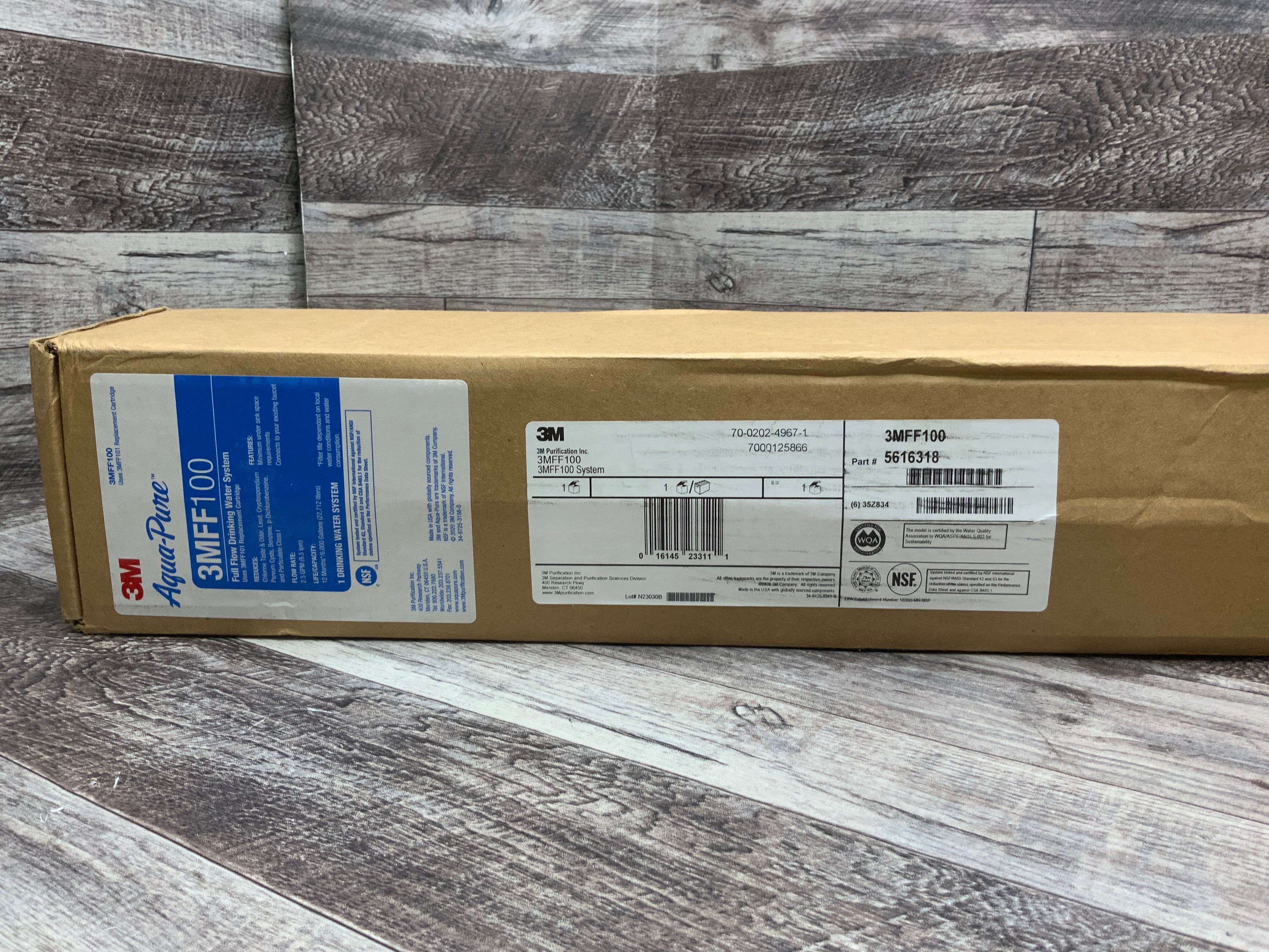 3M Aqua-Pure Under Sink Full Flow Drinking Water Filter System (3MFF101) (8117099004142)