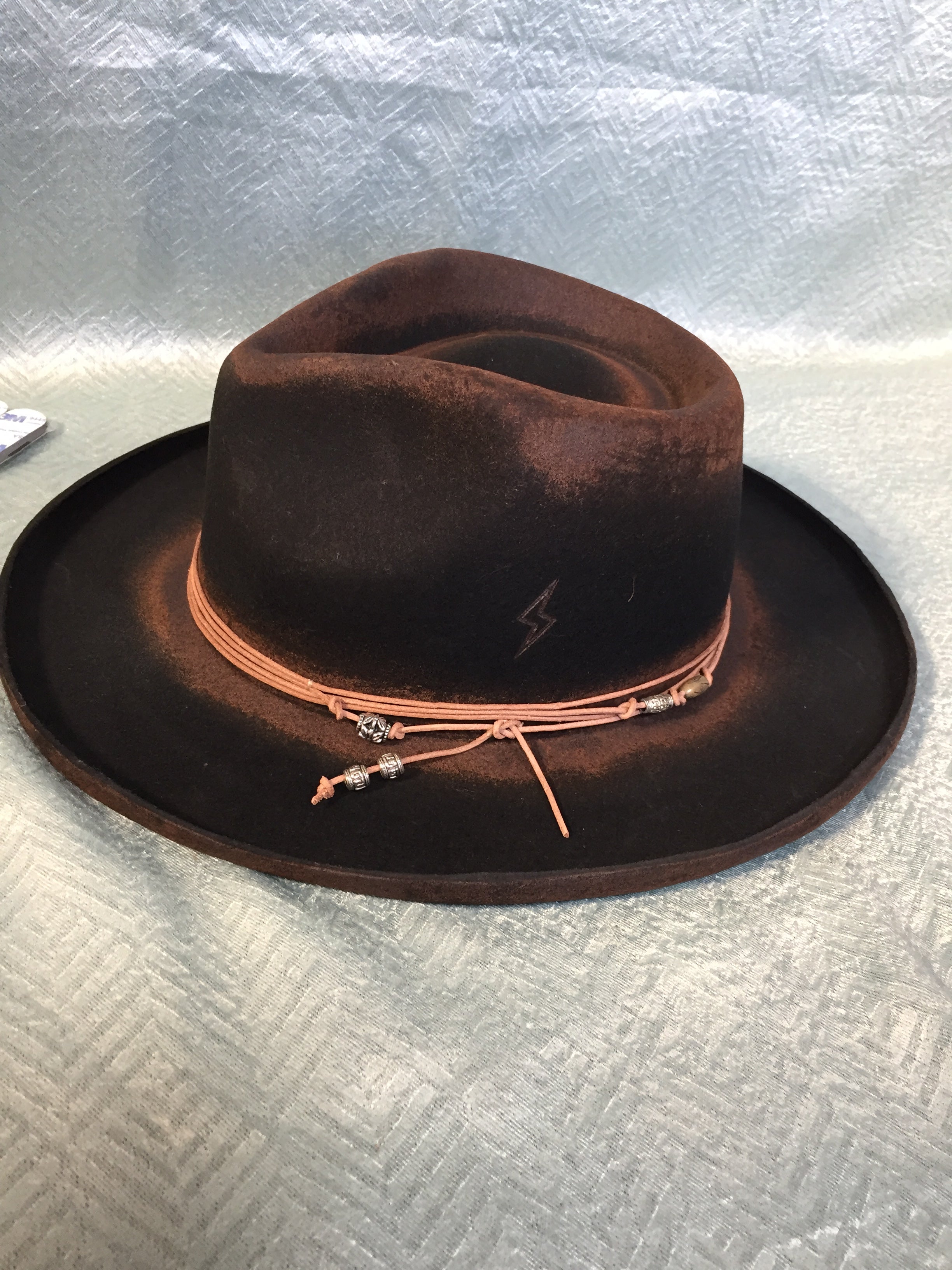 Vintage Distressed Fedora Hat for Men & Women in Burnt Tan (7517417373934)