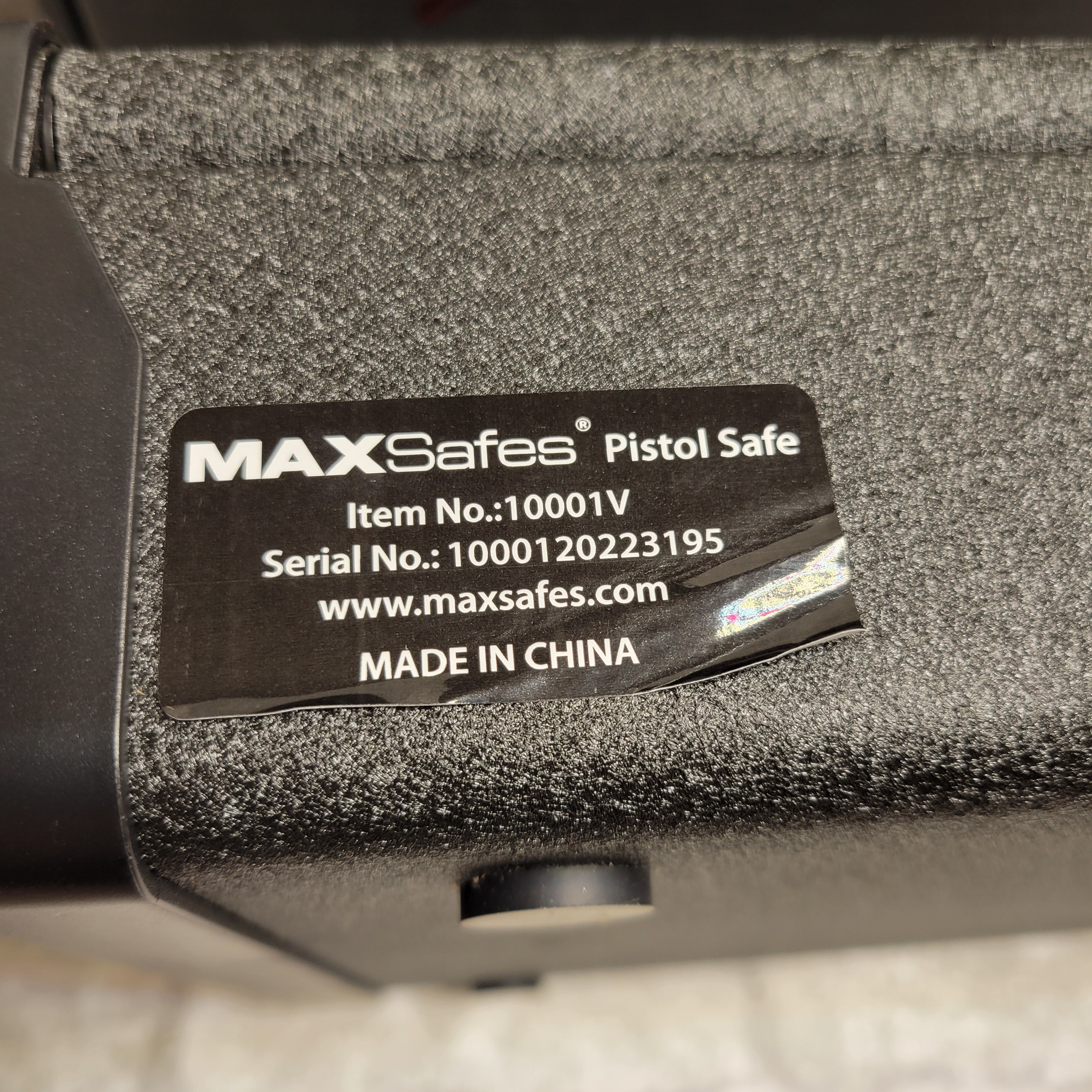 MAX Safes Gun Safe with Super Biometric Finger Vein Recognition Lock (8038488867054)