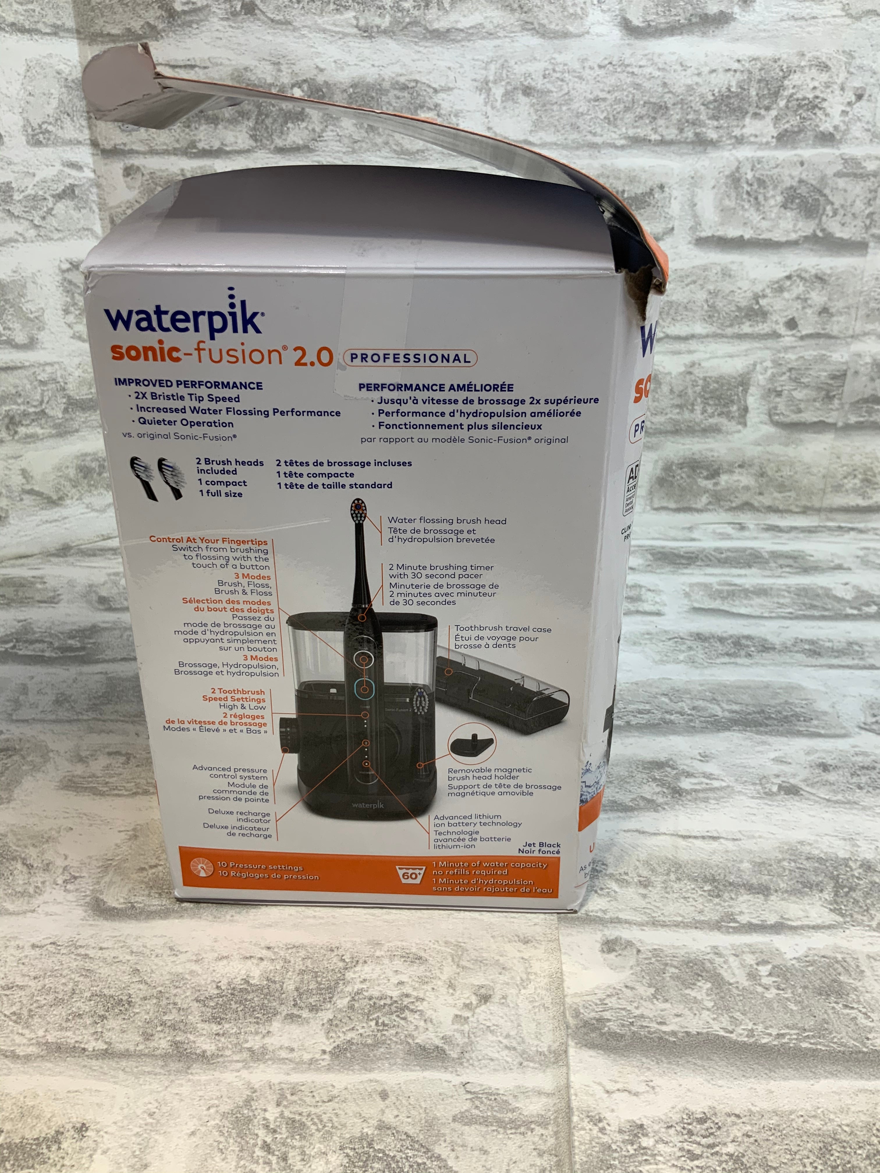 Waterpik Sonic-Fusion 2.0 Professional Flossing Toothbrush (7522097955054)