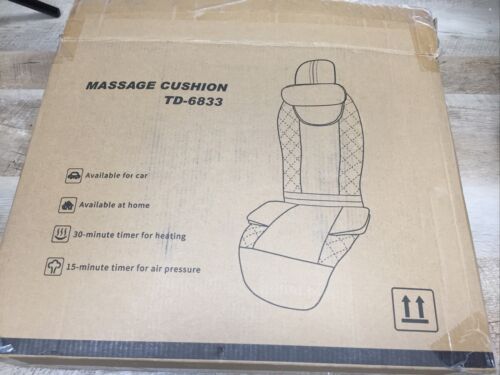 FOR PARTS-DOESN'T WORK Back Massager Air Compress Heat Deep Tissue Seat Cushion (6922732994743)