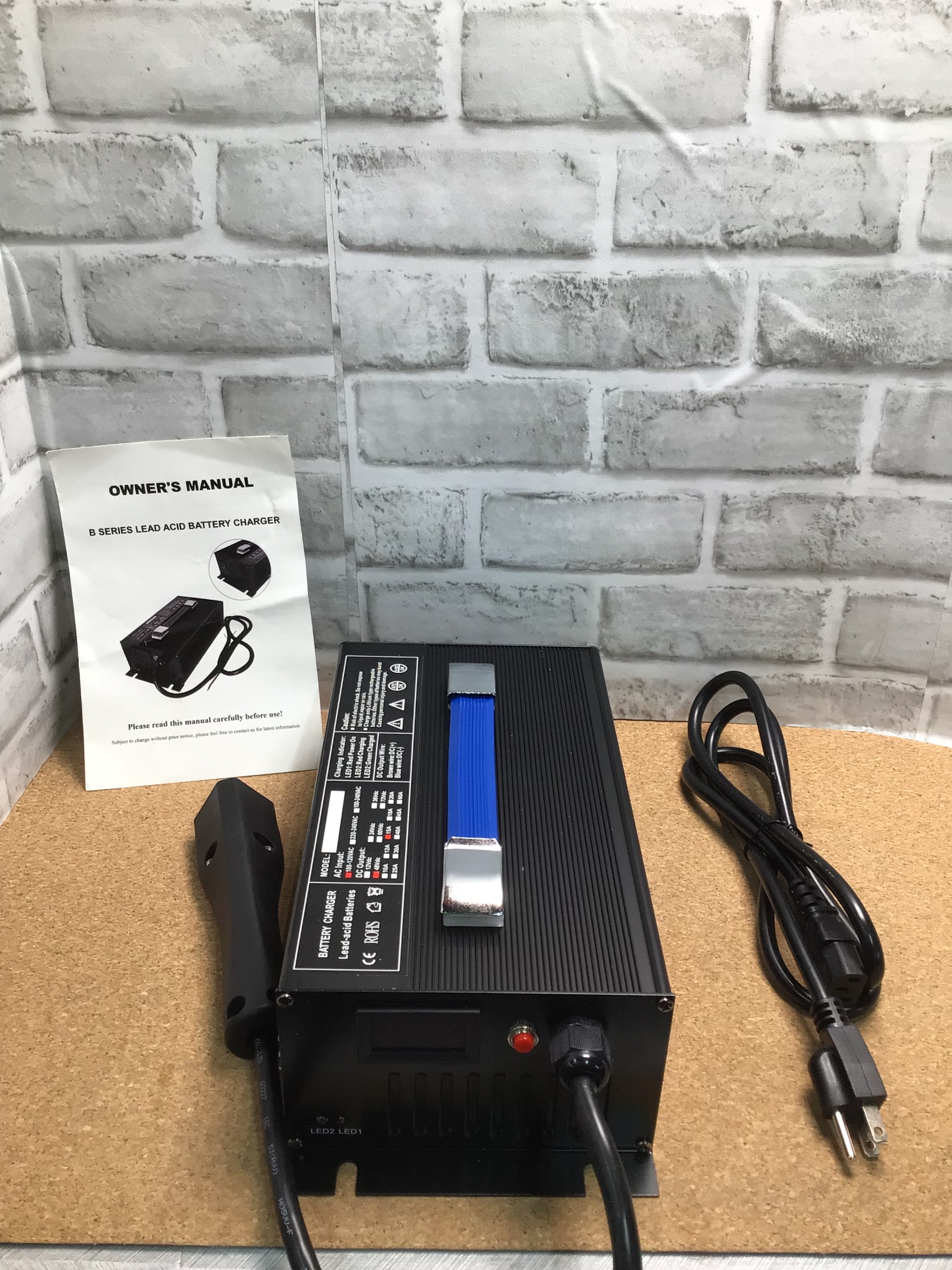 Abakoo ez-go 48V 15A RXV Golf Cart battery charger** Tested/Working** (7928646009070)