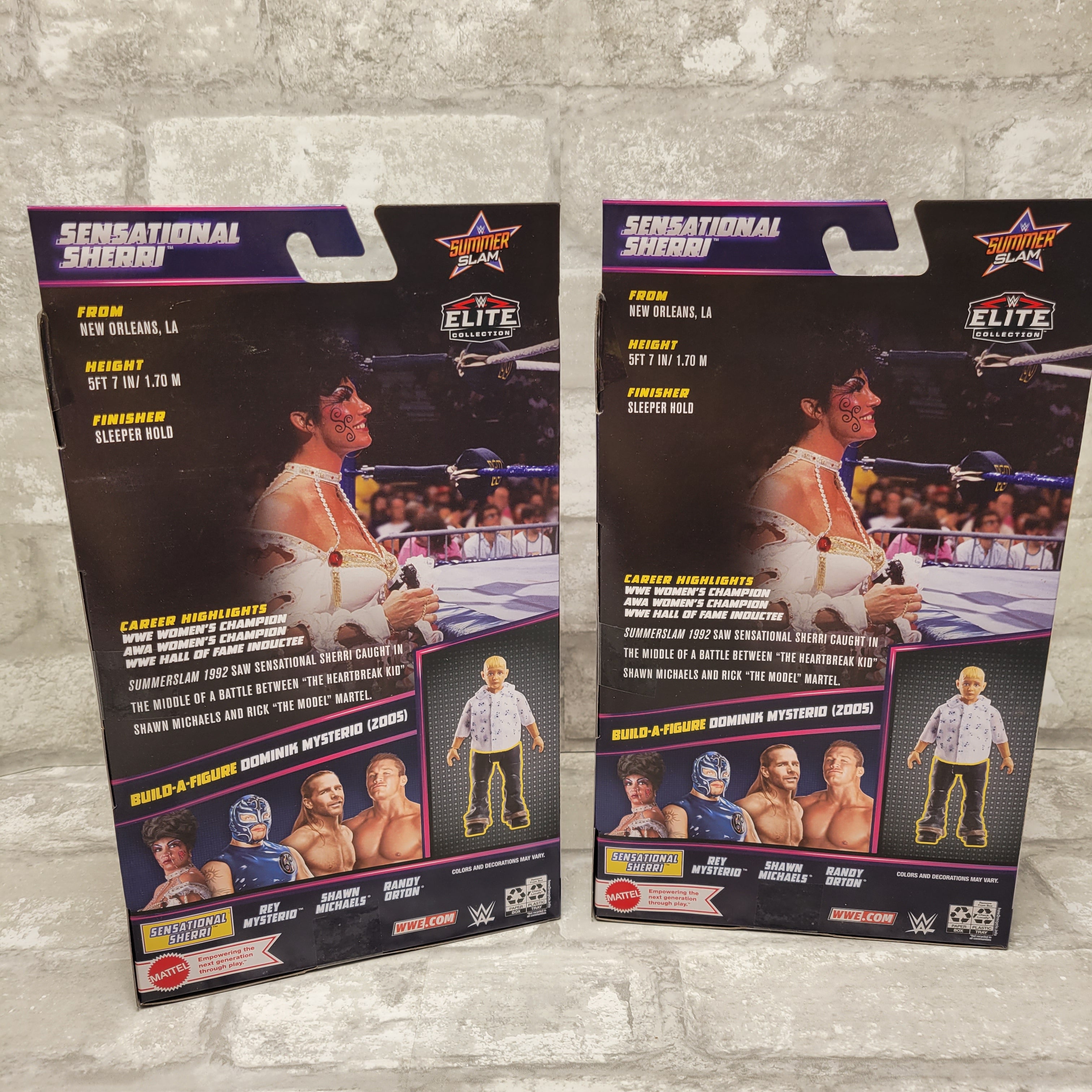 WWE Sensational Sherri SummerSlam Elite Collection, Lot of 2 (7941872517358)