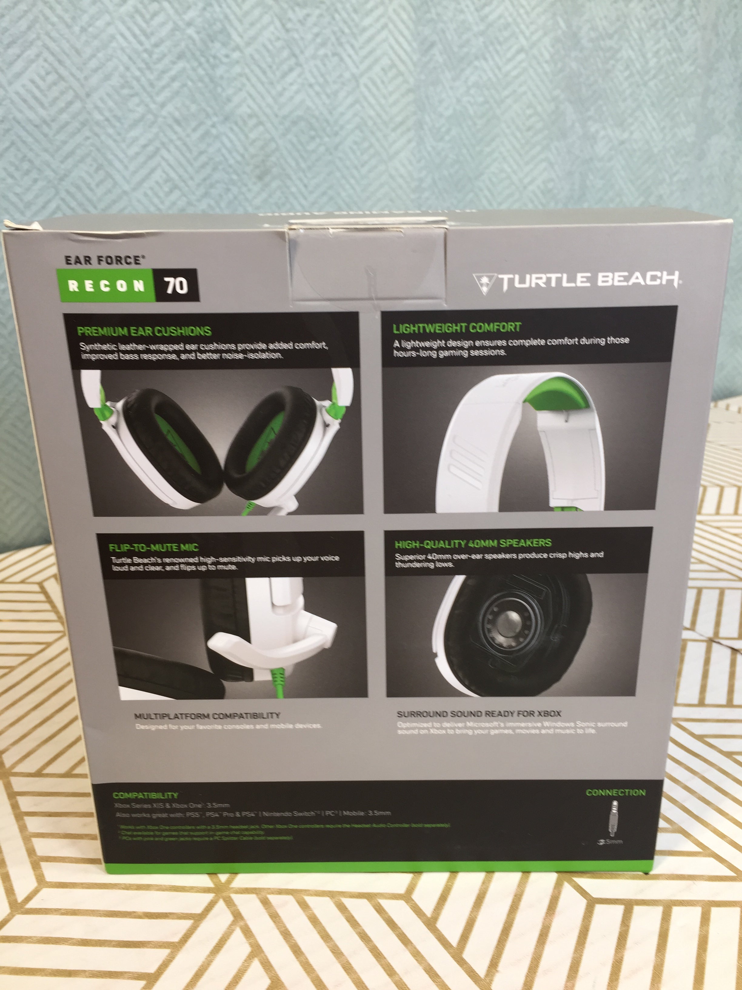 Turtle Beach Recon 70 Gaming Headset - White *SEALED* (7913552281838)