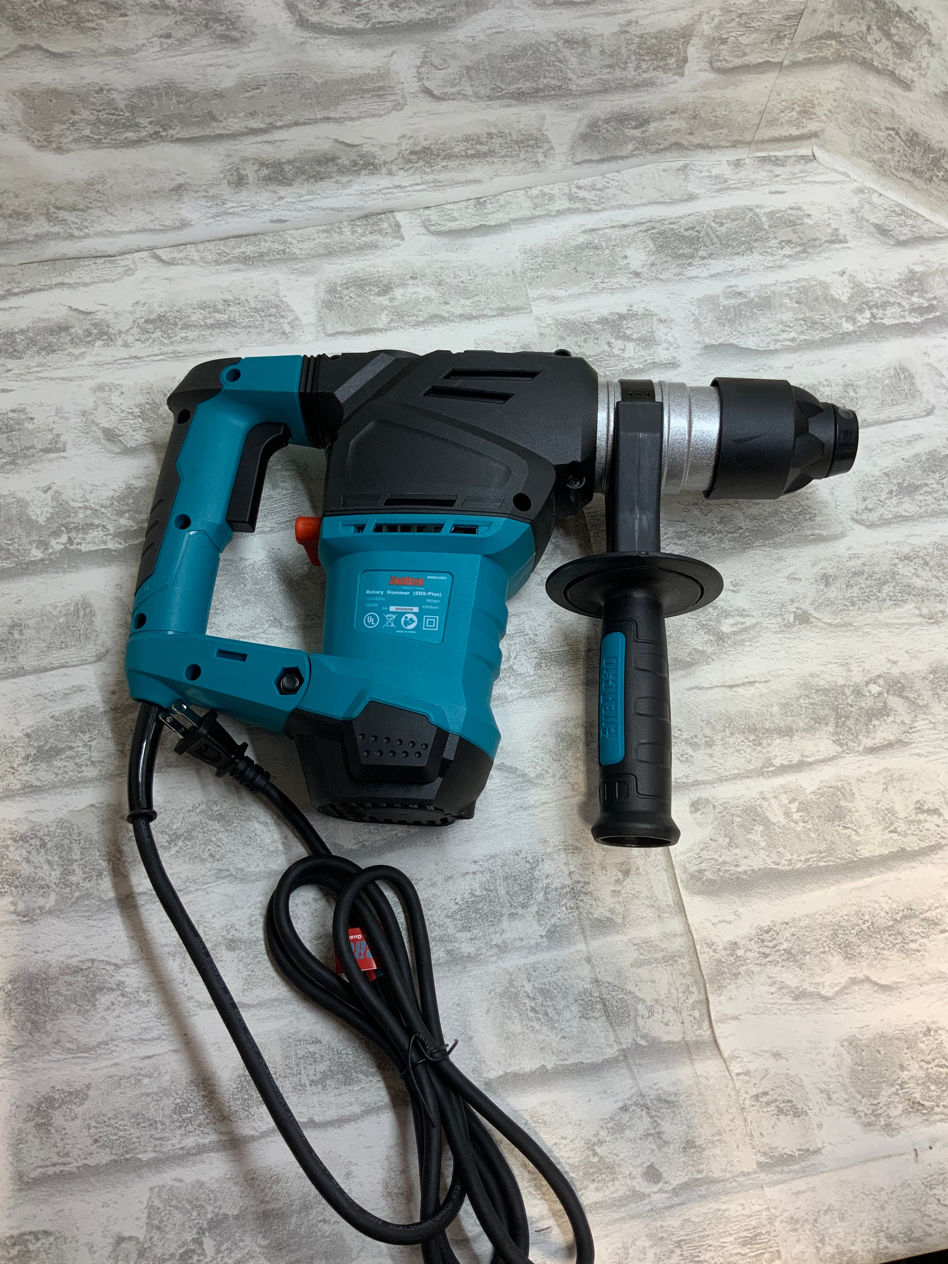 ENEACRO 11/4 Inch SDSPlus 12.5 Amp Heavy Duty Rotary Hammer Drill
