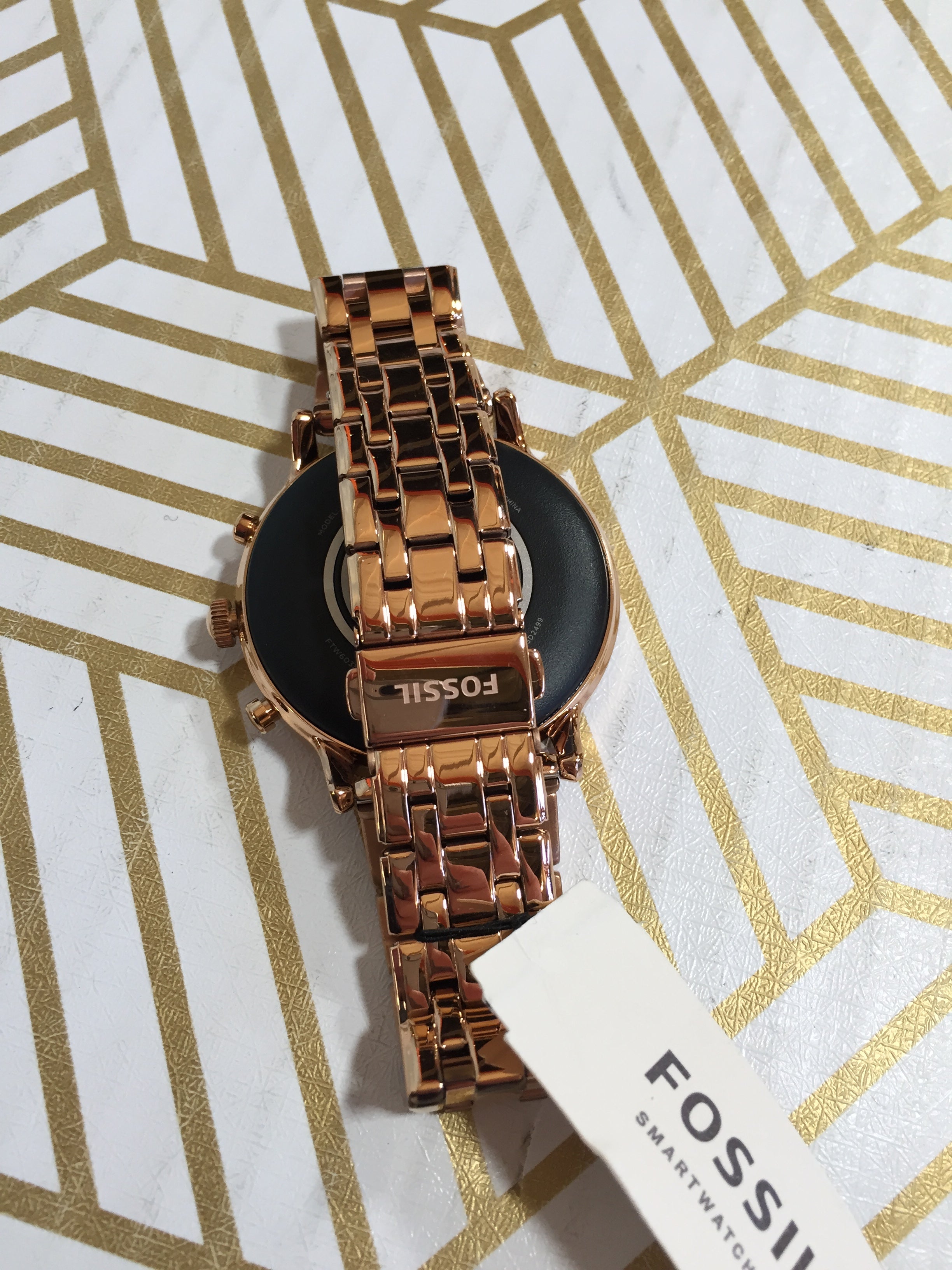 Fossil Gen 5 Julianna Stainless Steel Touchscreen Smartwatch Rose Go