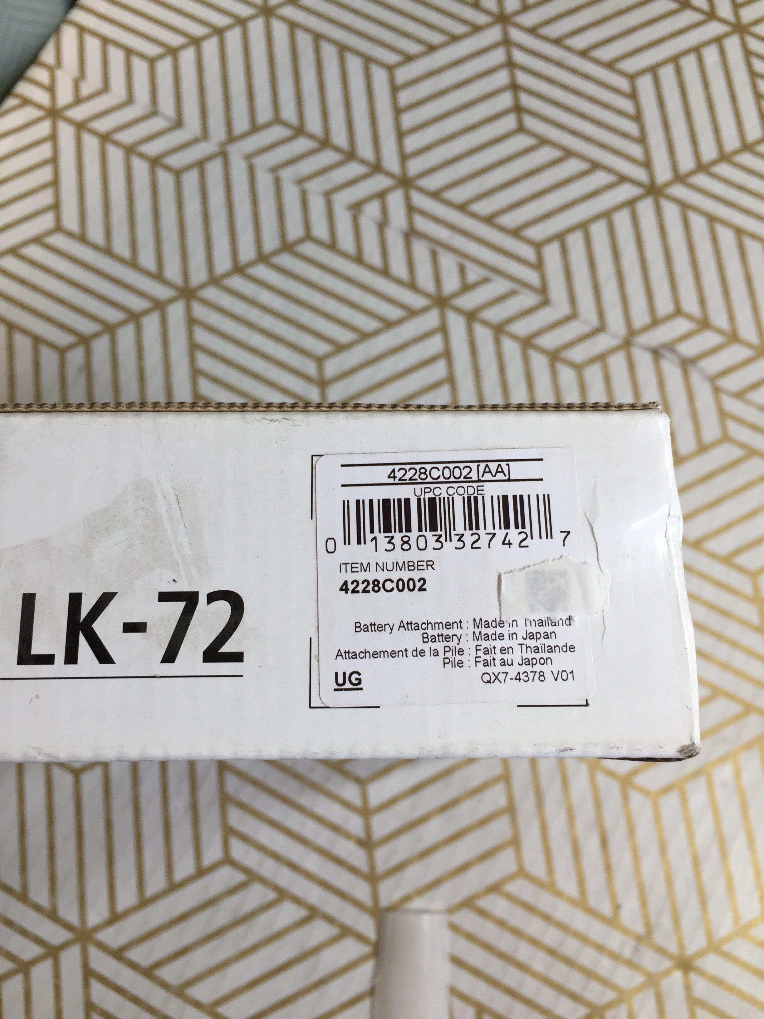 Canon LK-72 Battery Pack, Compatibile to the Canon TR150 Mobile Printer *SEALED* (7926233235694)