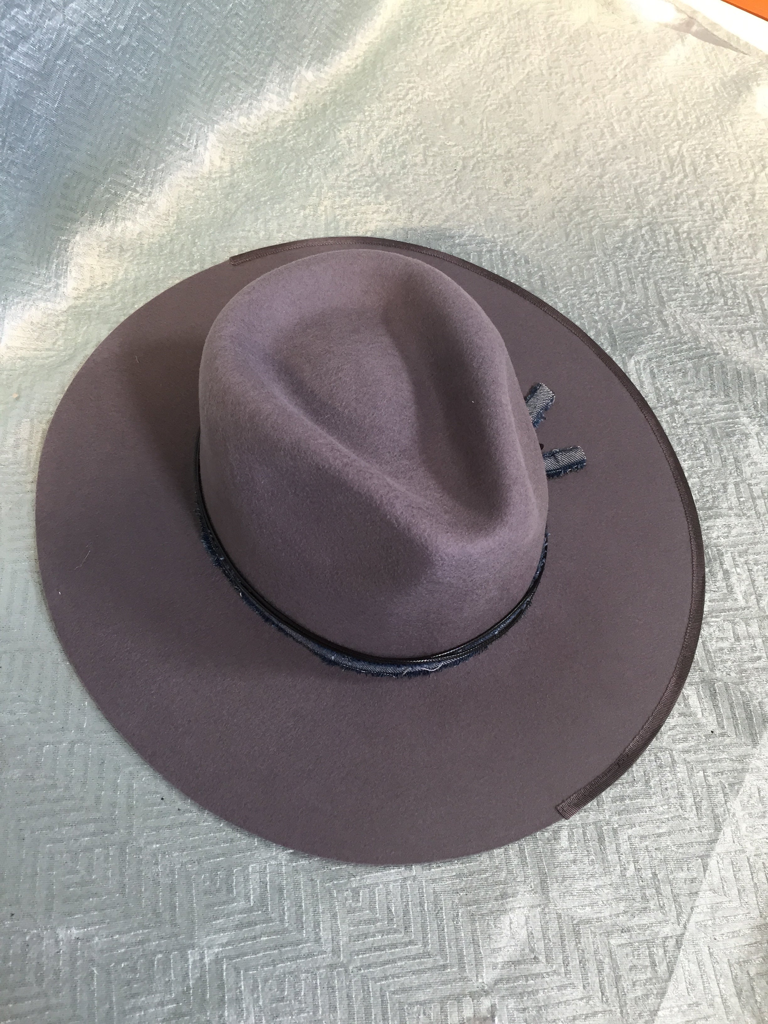 Vintage Distressed Fedora Hat for Men & Women in Cowboy Blue (7517421207790)