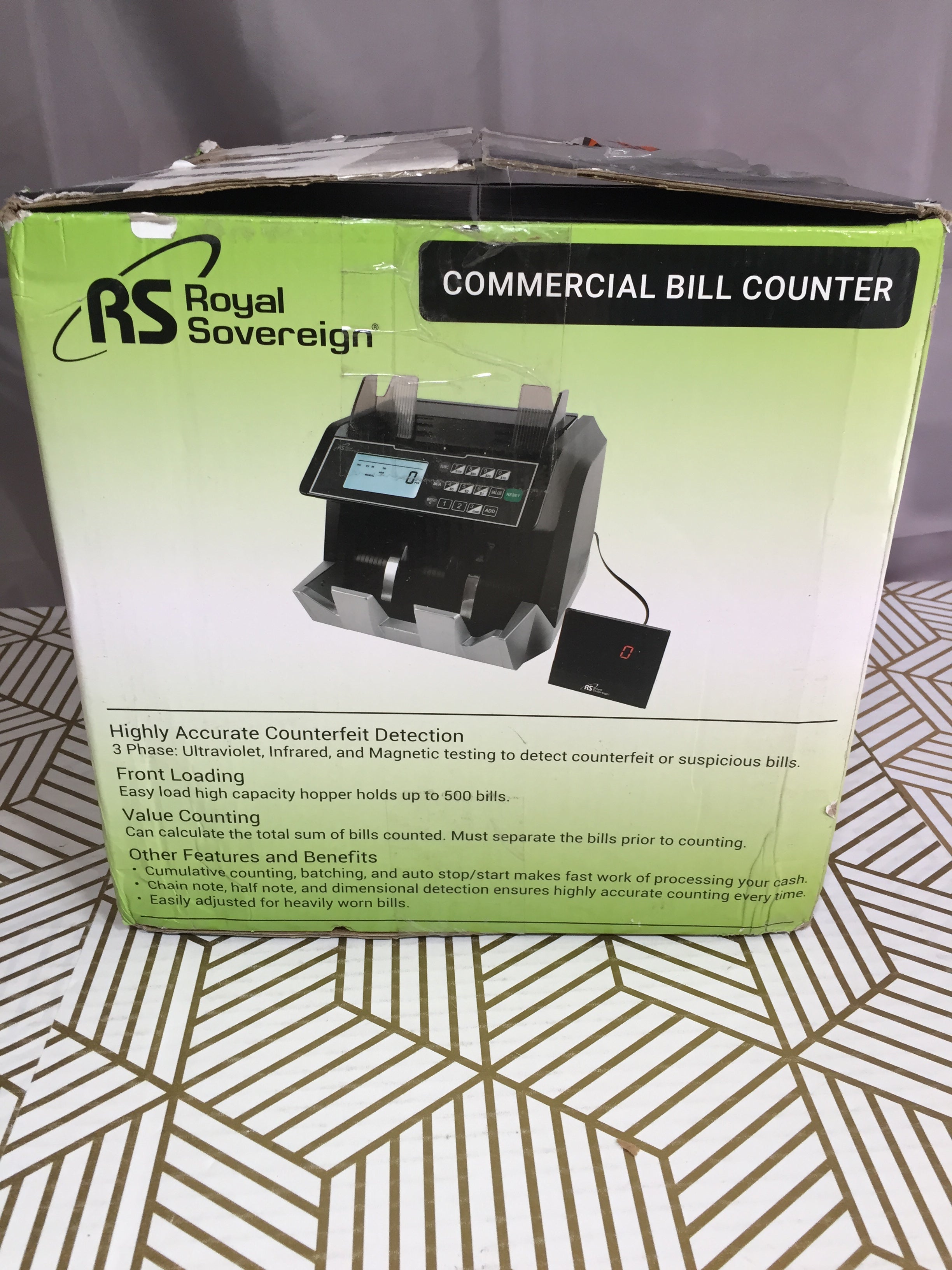 Royal Sovereign Commercial Bill Counter with Value Counting RBCE105A