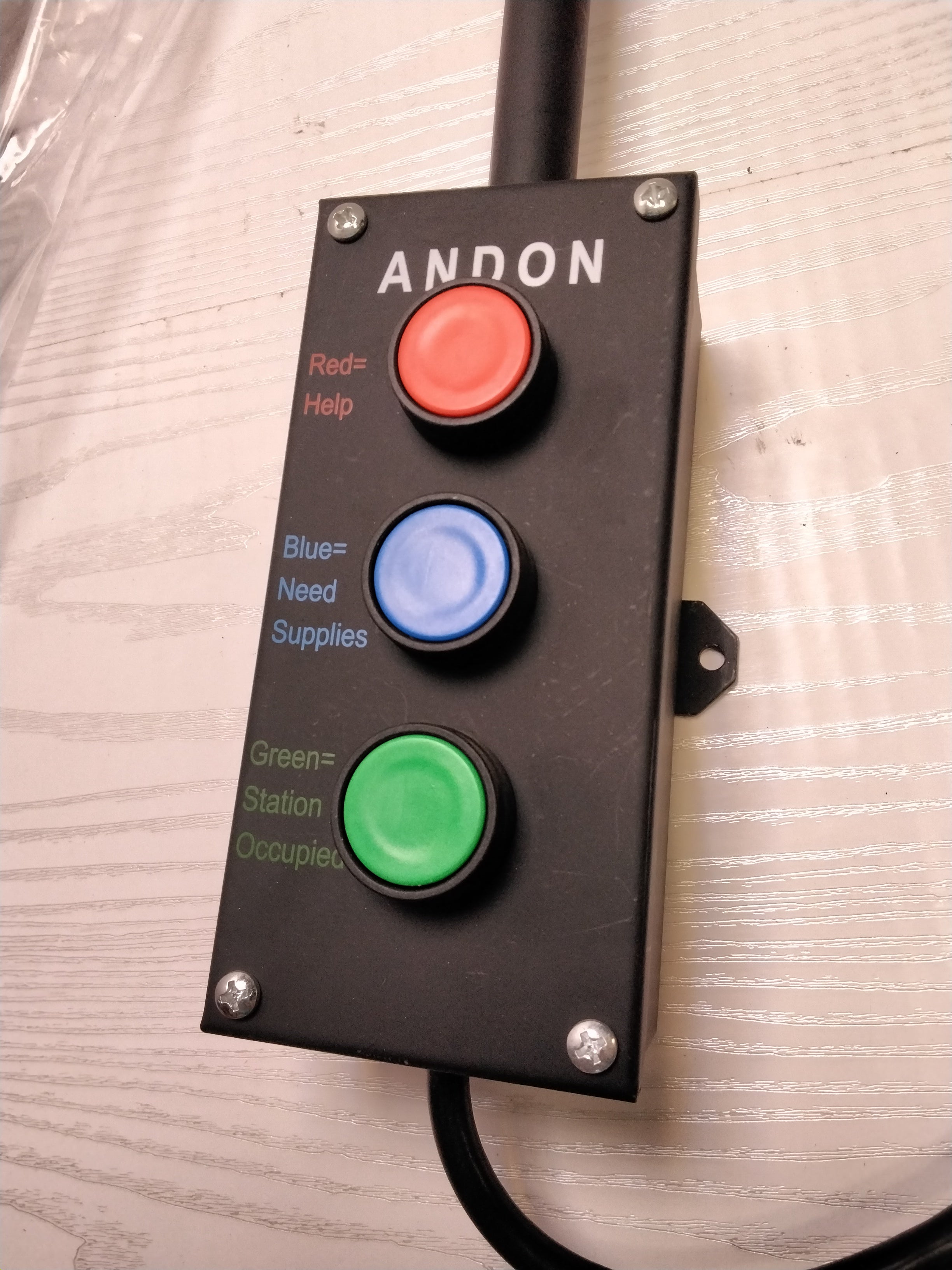 STN Andon Light- Red, Blue, Green with Sound (7723520524526)