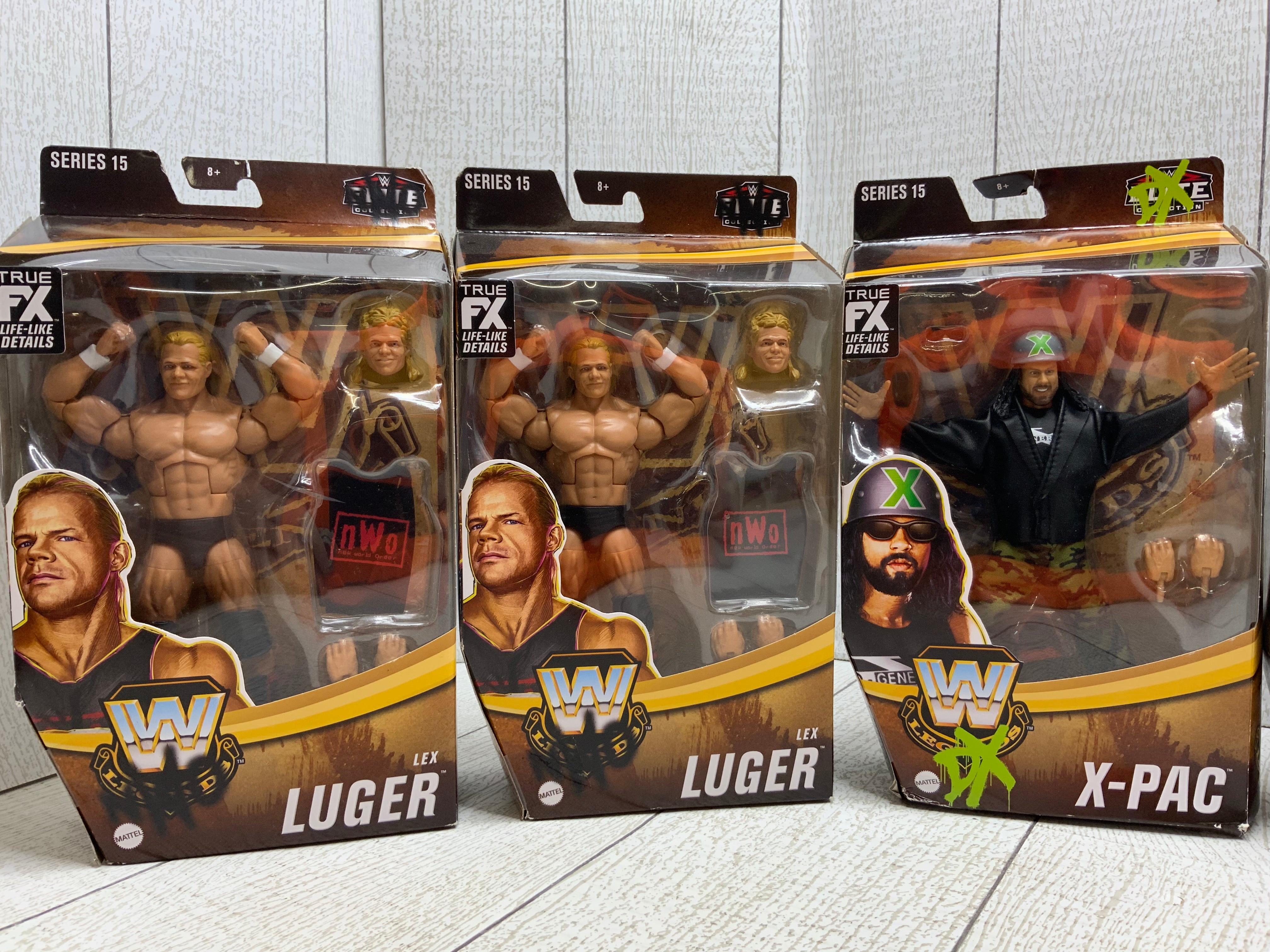 WWE LEGENDS ACTION FIGURE **LOT OF 5** **LEX LUGER** (8019630522606)
