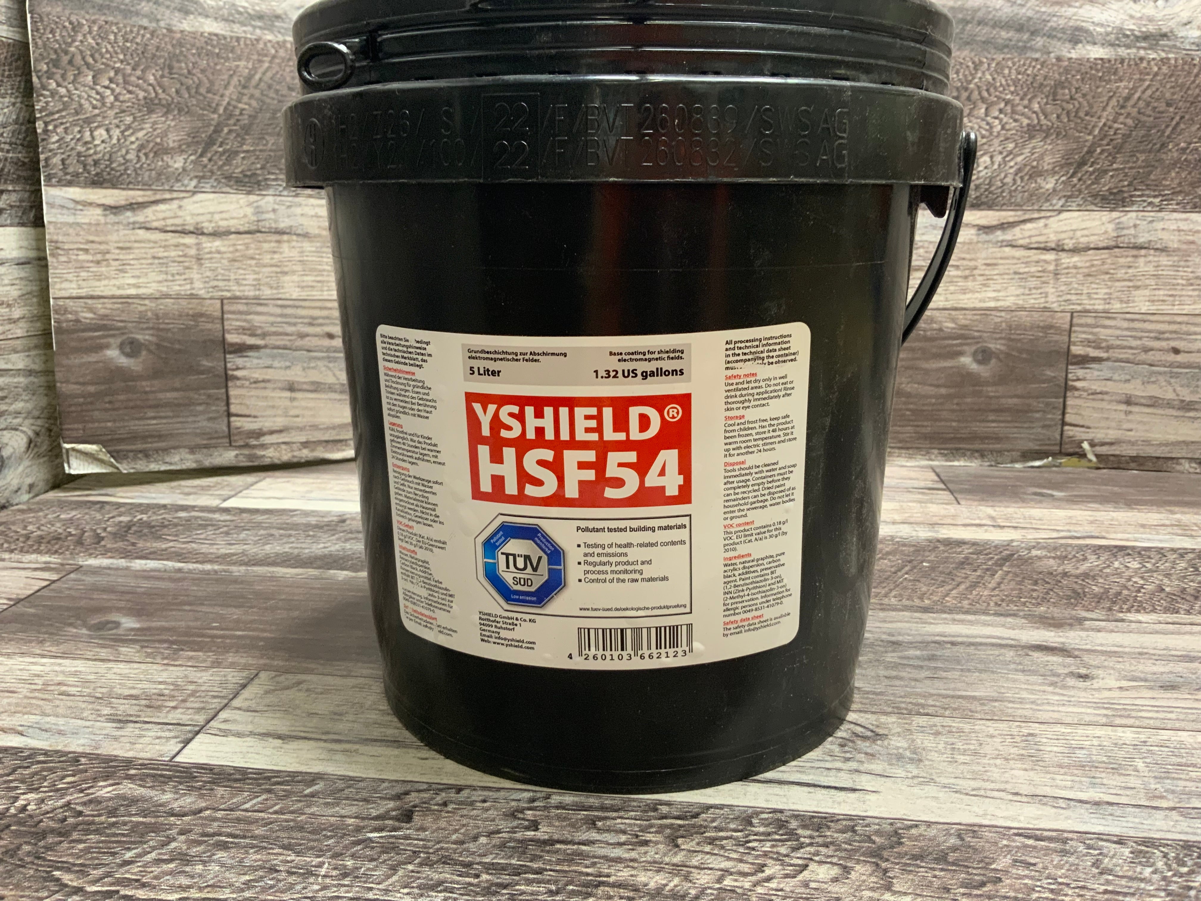 YShield HSF54 Certified EMF 5G Shielding Paint 5L (Internal/External