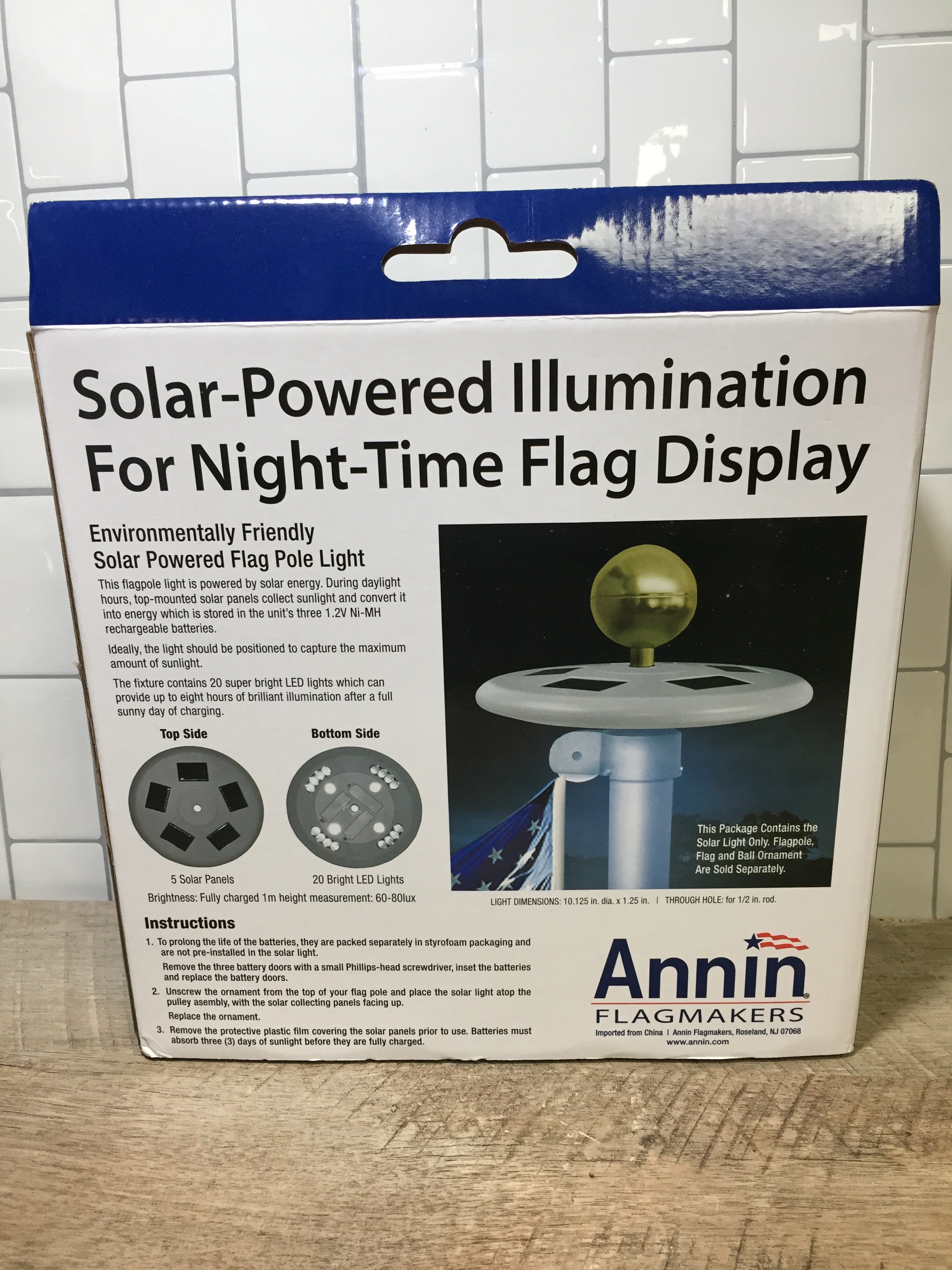 Annin flagmakers solar light discount