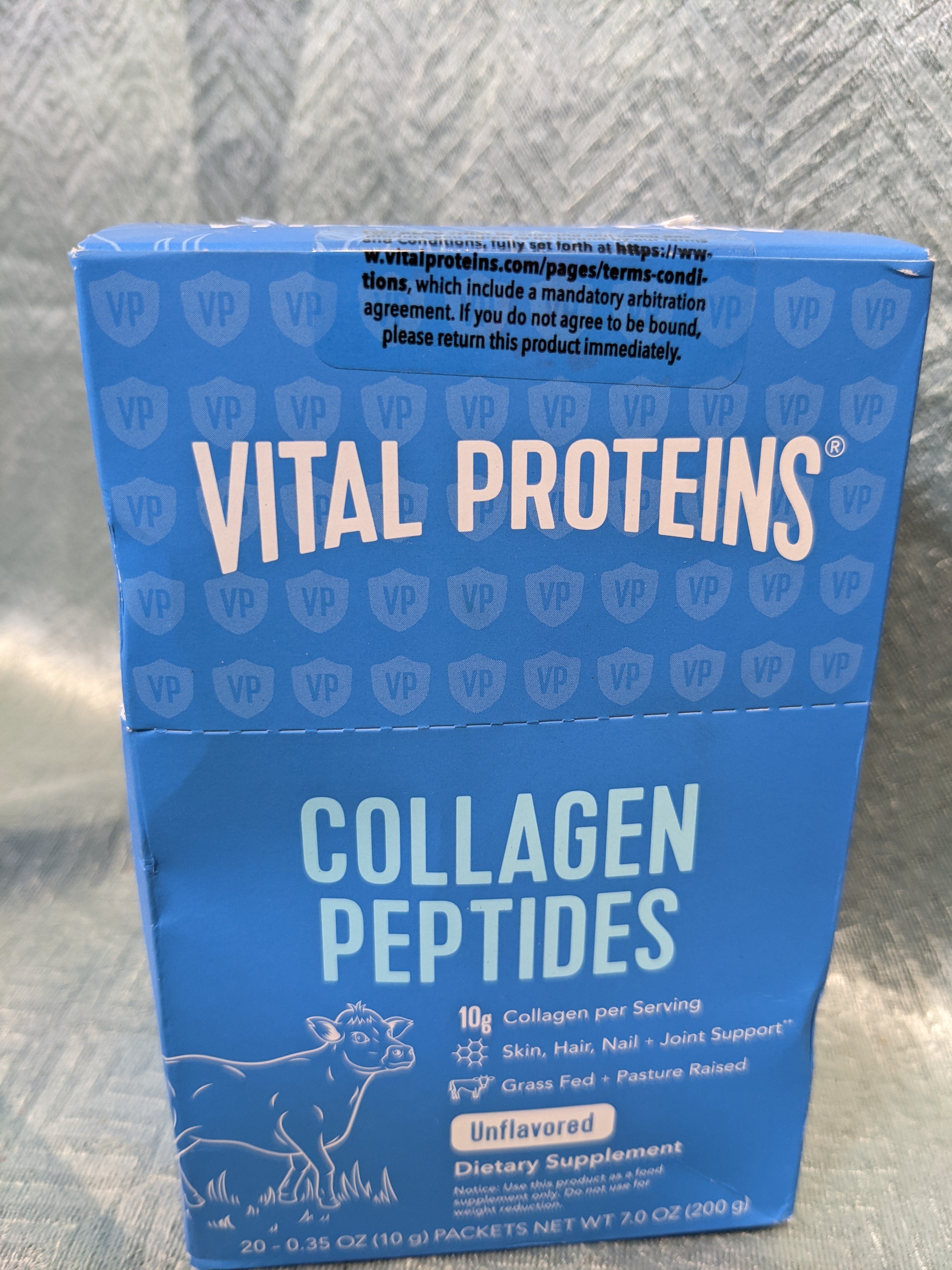 Vital Proteins Collagen Peptides Powder Supplement (Type I, III) Travel Packs, Hydrolyzed Collagen for Skin Hair Nail Joint (7569956995310)