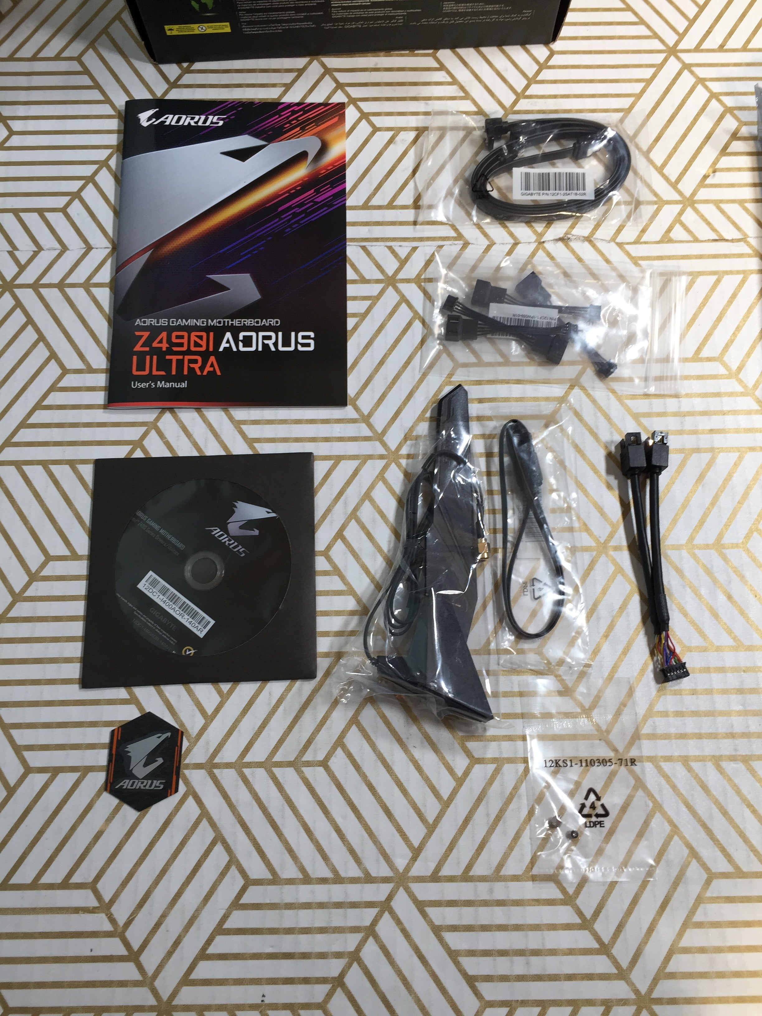 *PARTS ONLY* GIGABYTE Z490I AORUS Ultra Gaming Motherboard *BENT PINS* (7943822442734)