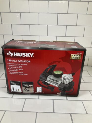 Husky Inflator 120-Volt Valve Adaptor Corded Electric (6922751017143)