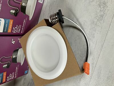(Lot of 5) Philips Warm Glow 4 In. Retrofit White LED Recessed Light Kit (6922734174391)