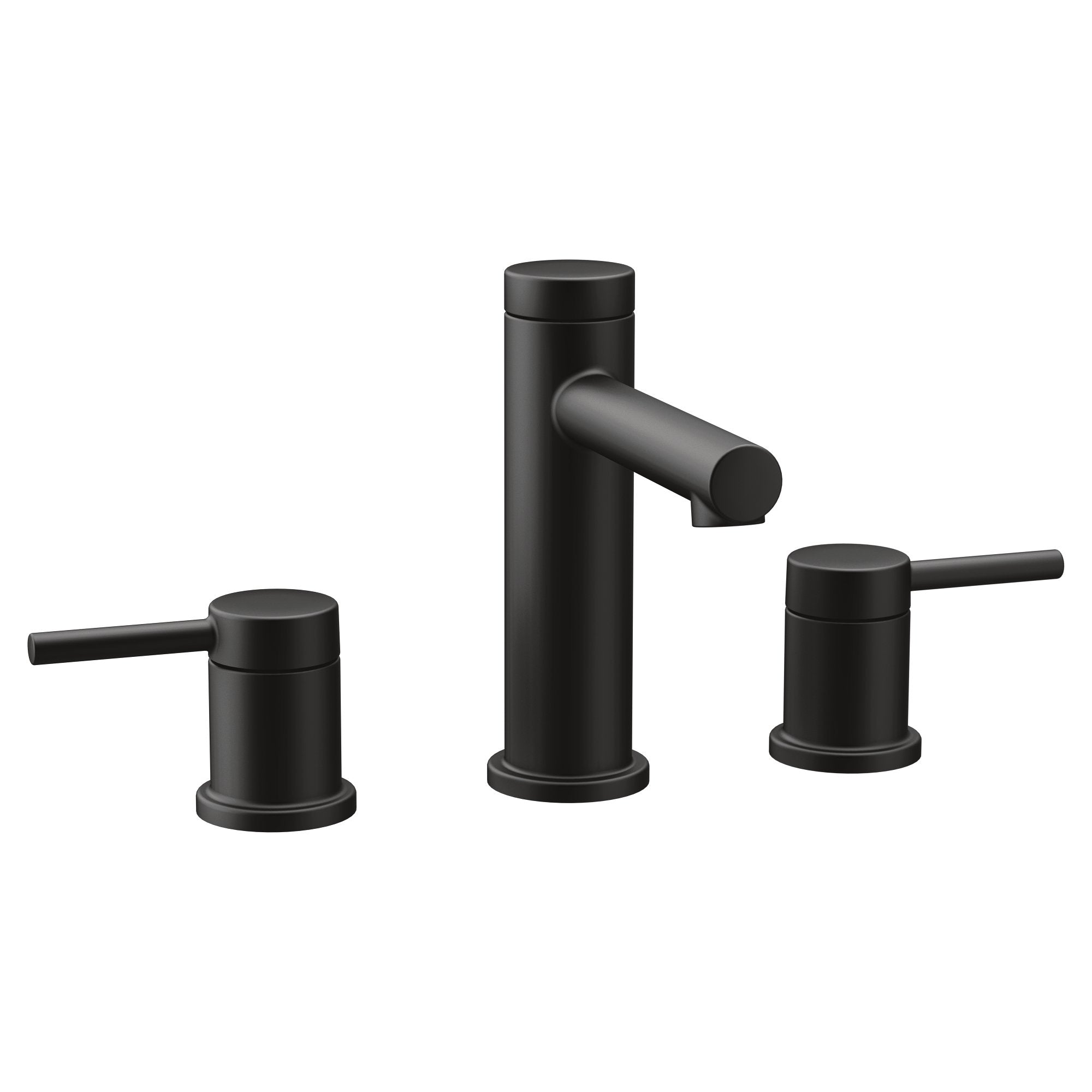 Moen T6193BL Align Two-Handle 8-Inch Widespread Bathroom Faucet Matte Black (7639845306606)