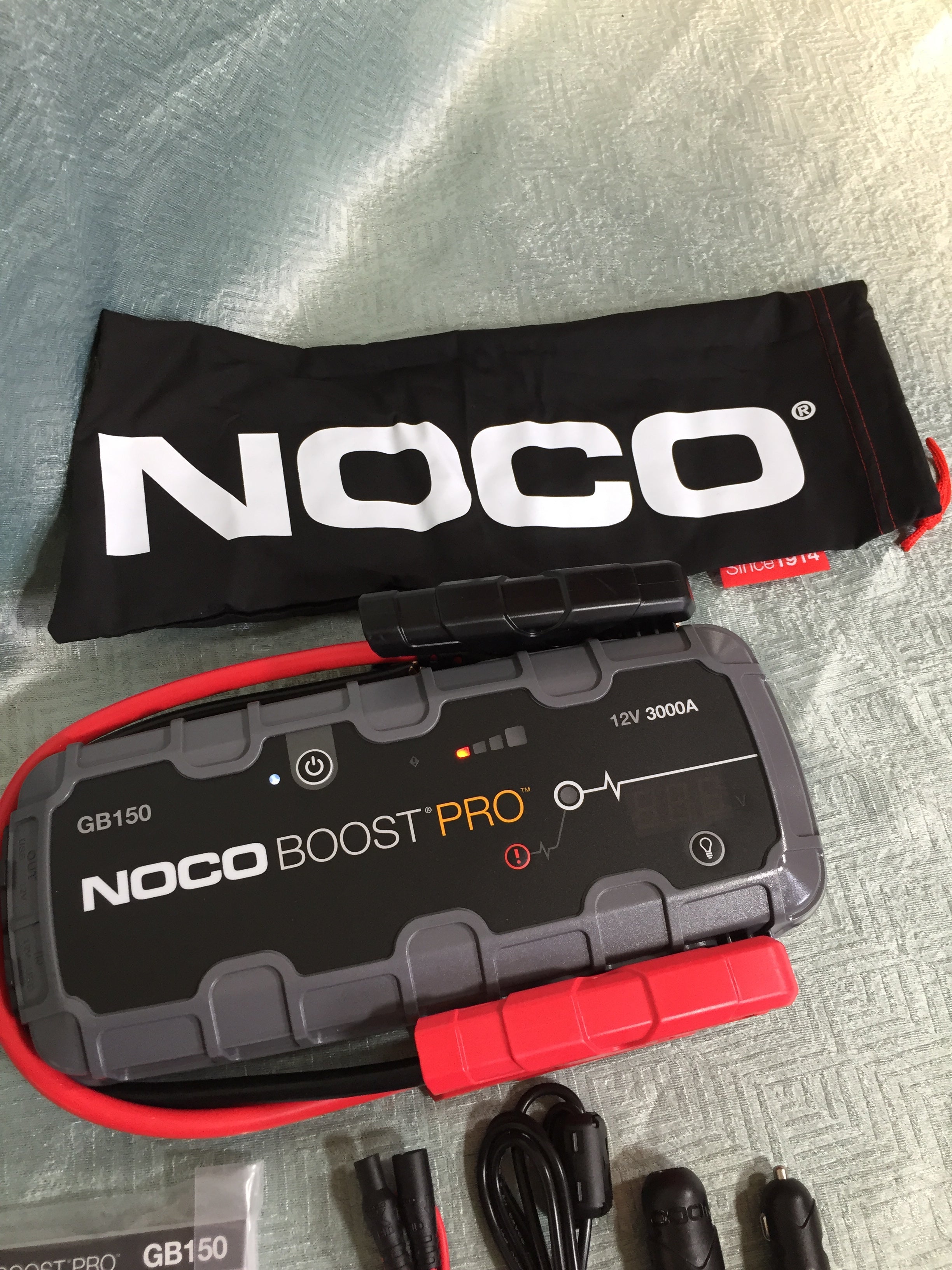 NOCO Boost Pro GB150 3000 Amp 12-Volt UltraSafe Lithium Jump Starter Box (7522918891758)