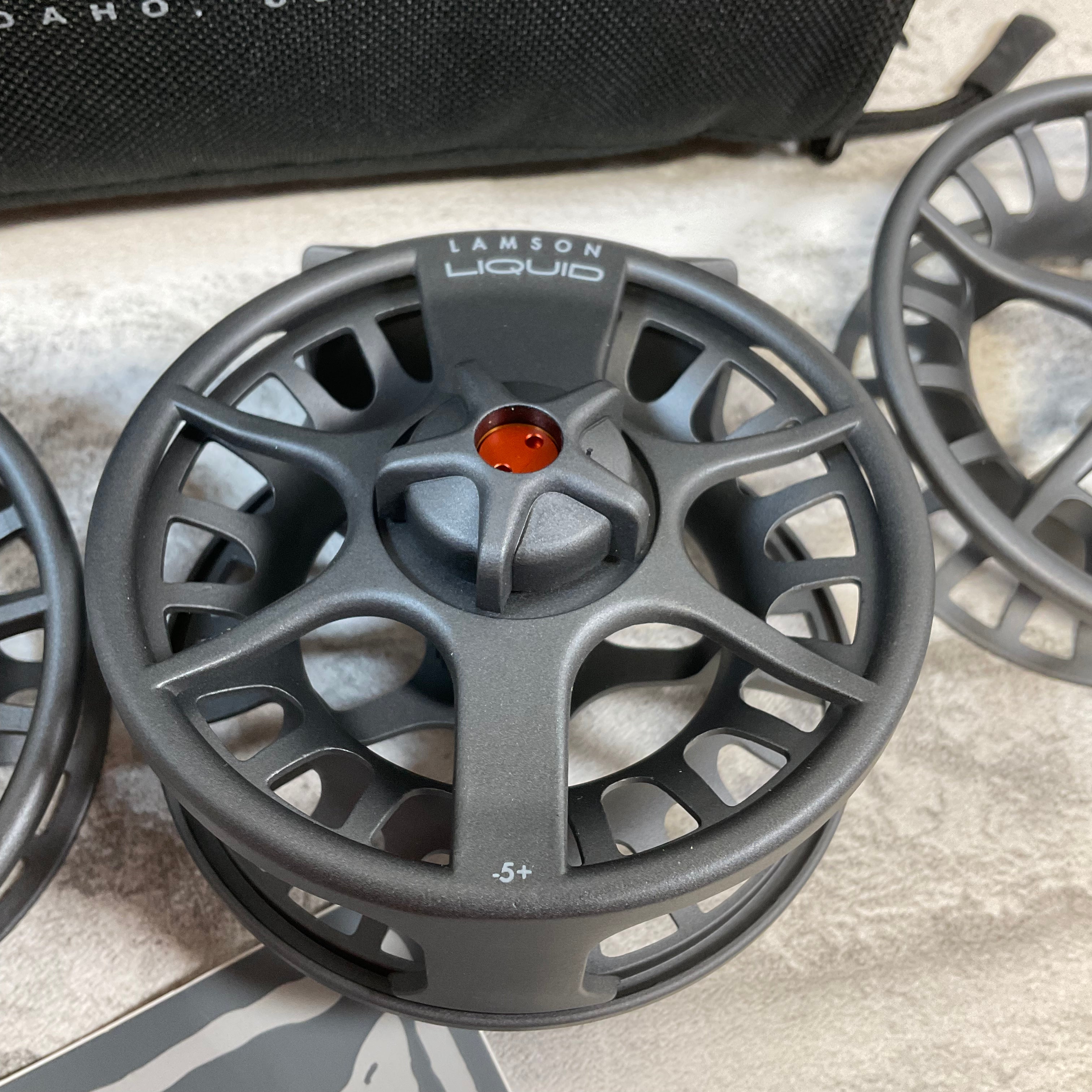 Waterworks Lamson Liquid Fly Reel - Smoke - 4/5/6 (7530598367470)